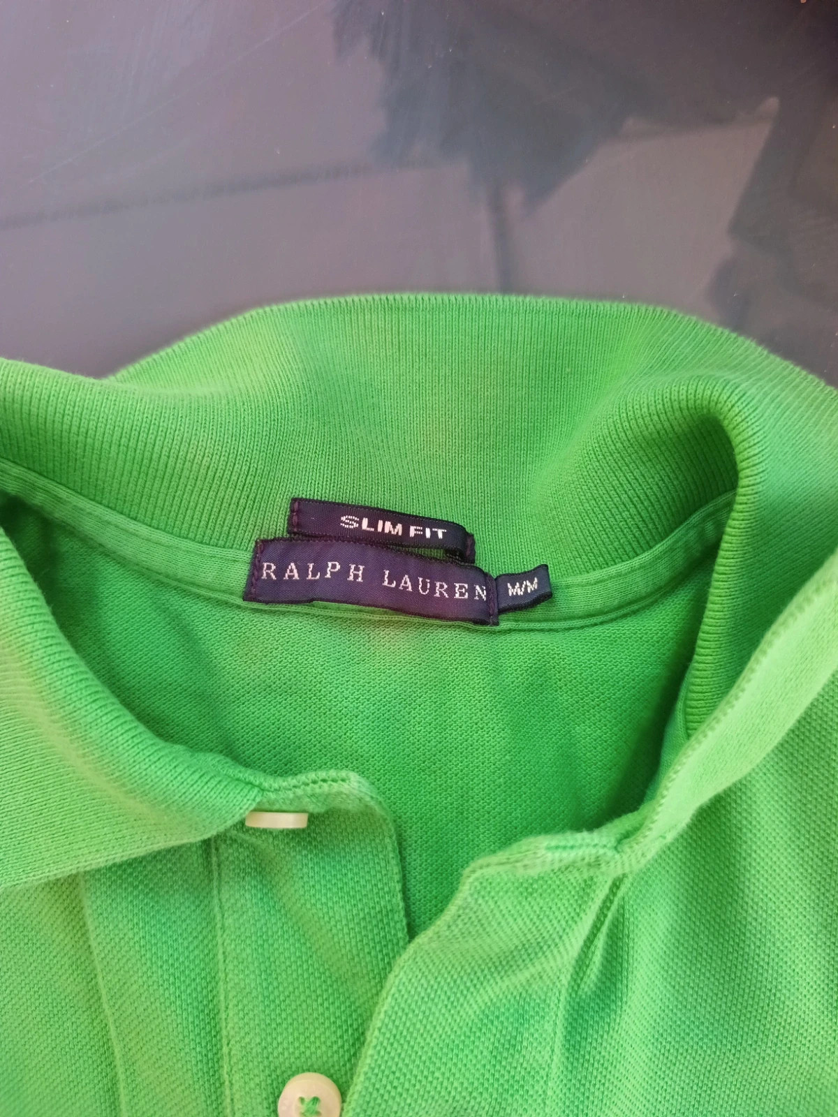 Polo Ralph Lauren vert taille M slim fit manche courte – Ralph Lauren – taille S 2