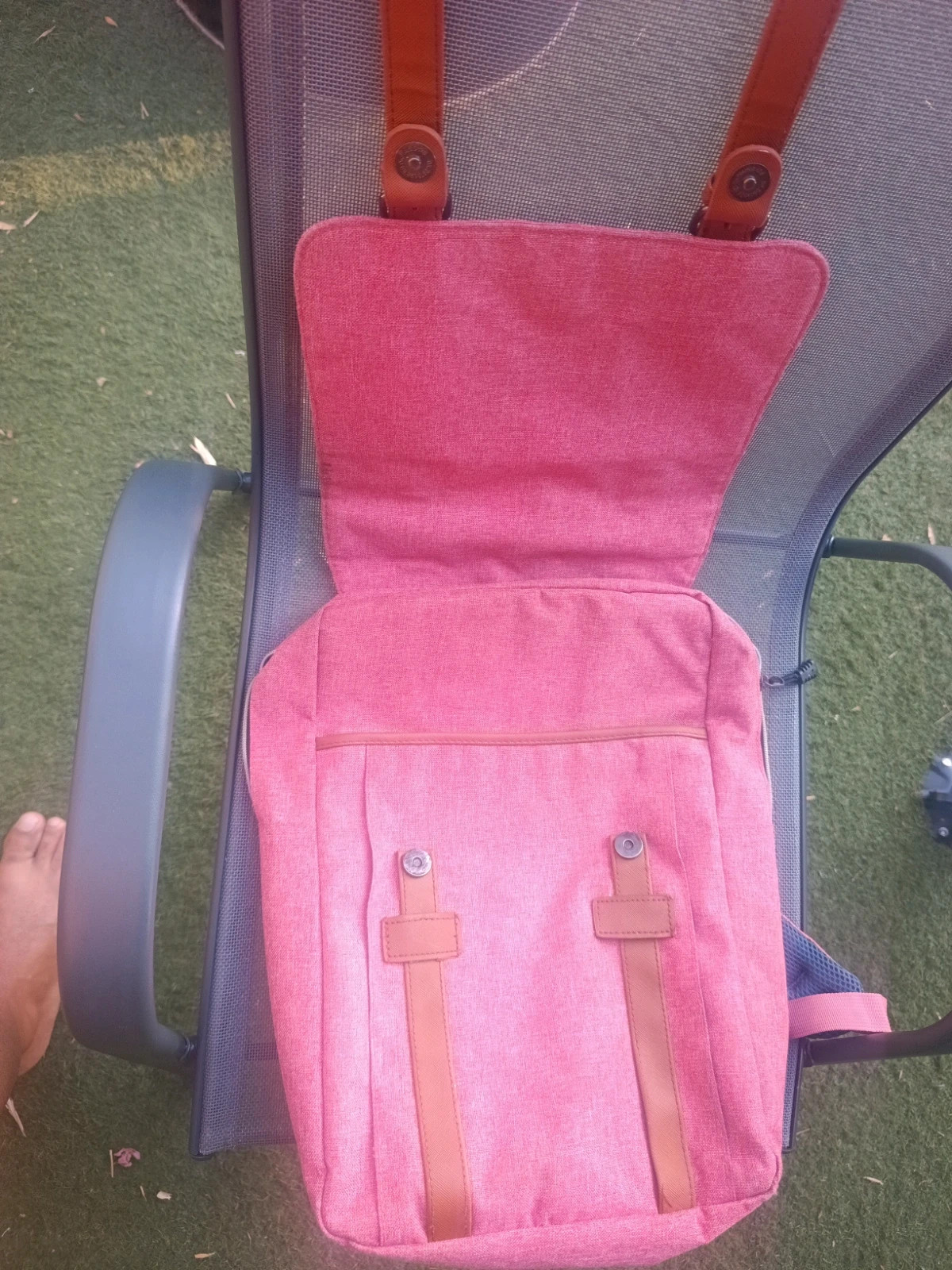 Sac a dos cartable rouge rose – Amazon 3