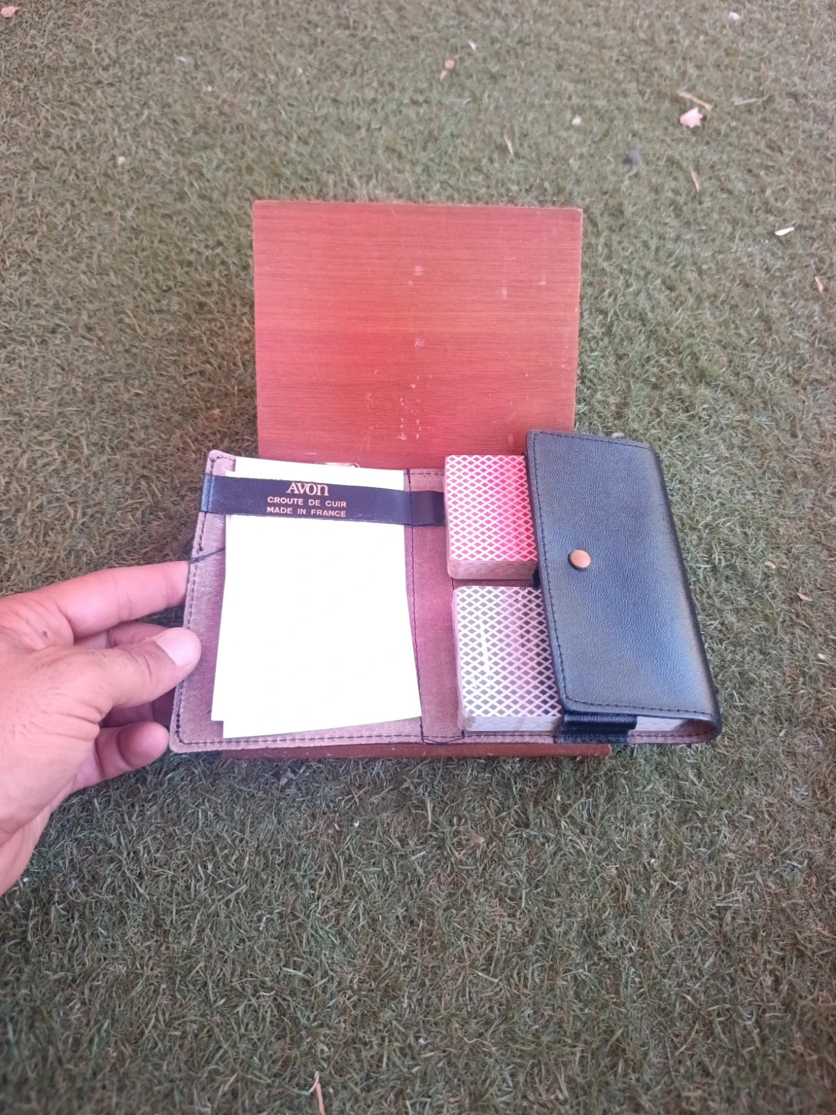 Coffret carte a jouer avec 2jeu de carte – AVON 3