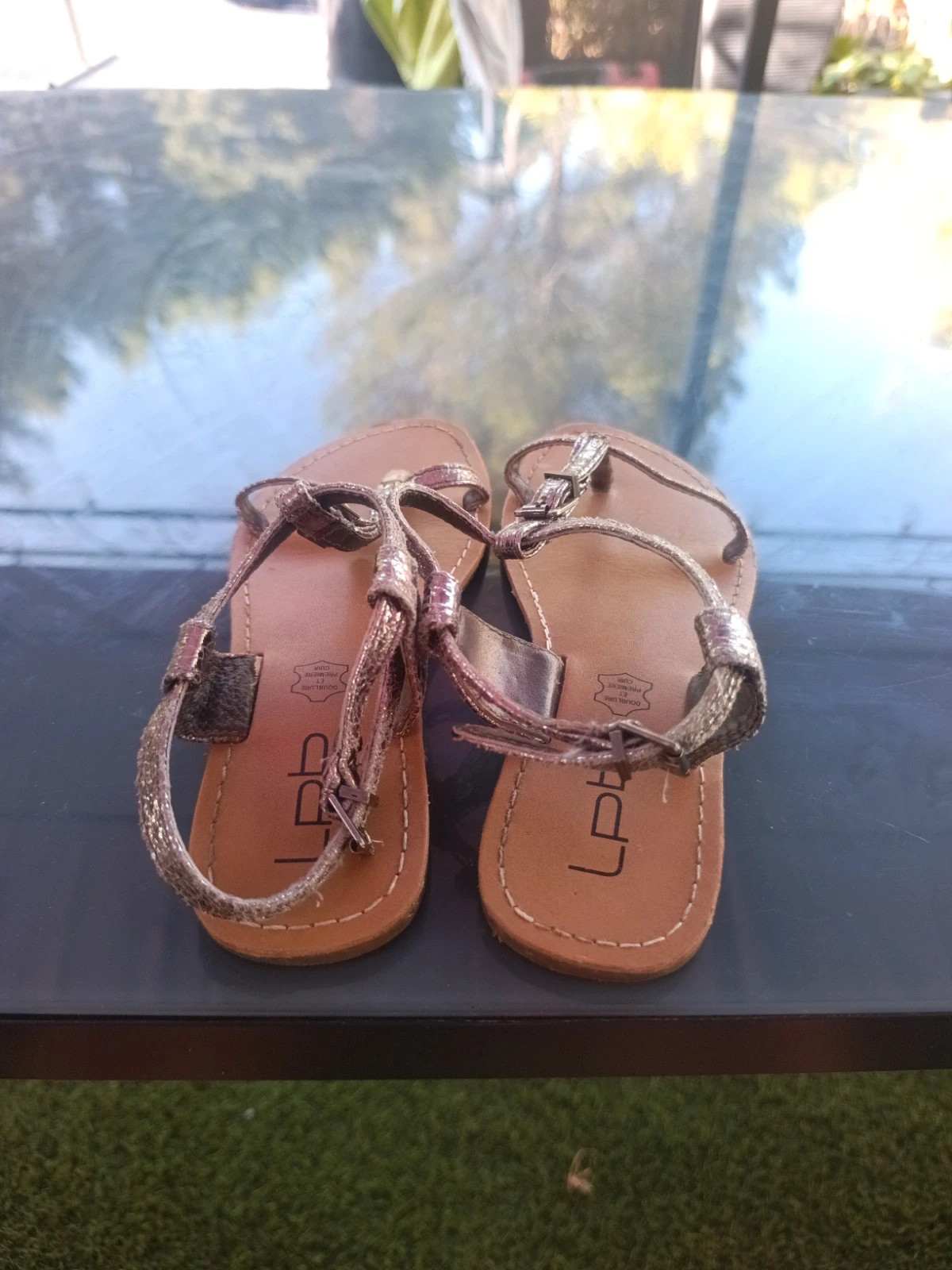 Sandale tong en cuir lpb les petites bombes – Lpb – taille 36 2
