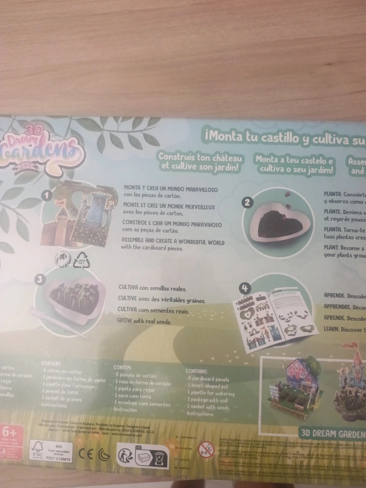 3d dream garden's fait comme un jardinier – Educa – taille Taille unique 4