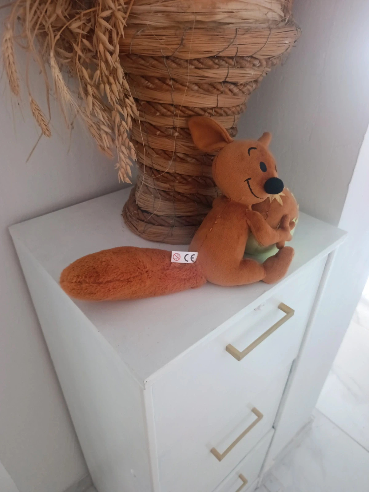 Peluche écureuil SPIP Spirou – Spirou – taille Taille unique 3