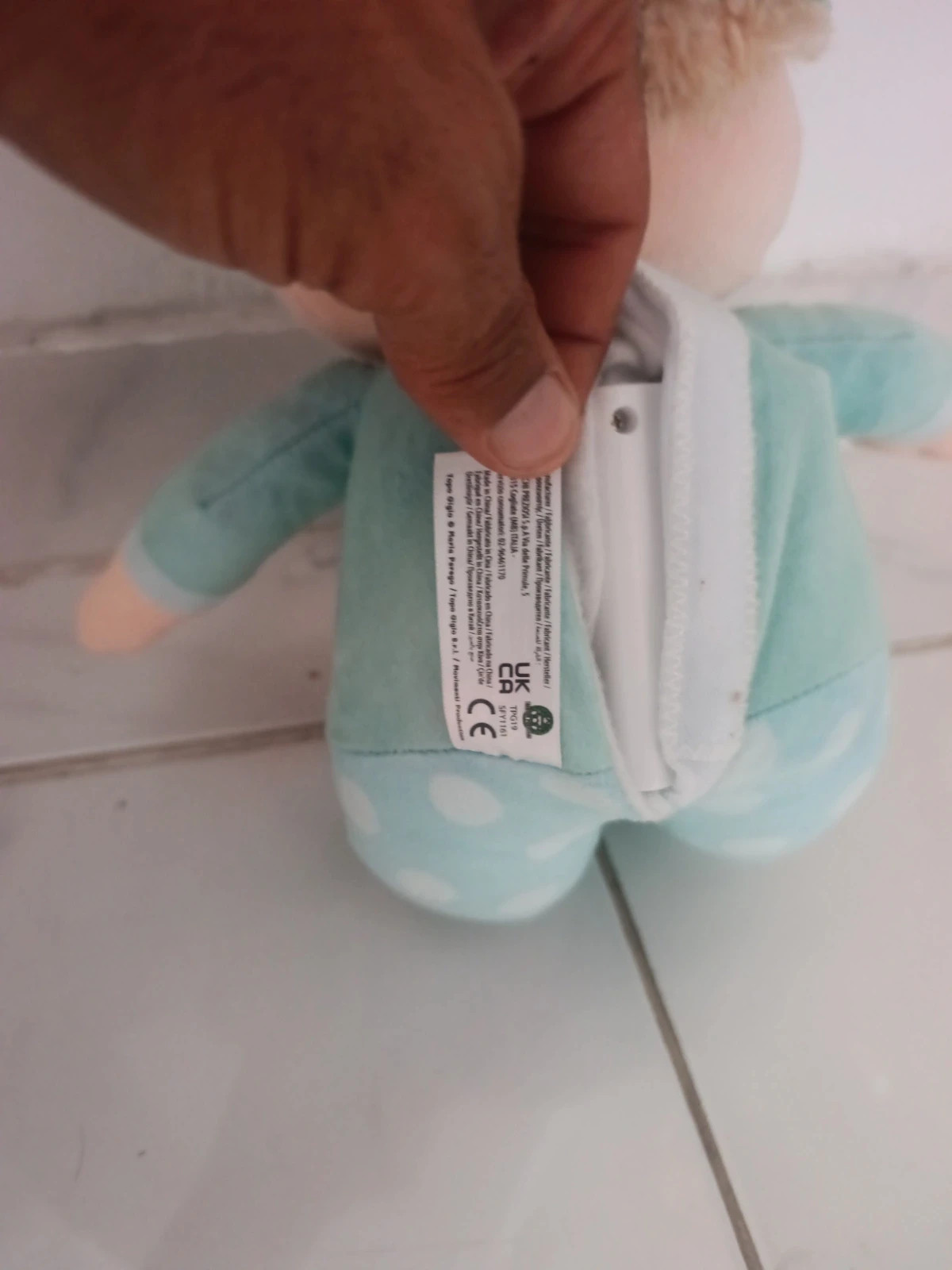 Topo gigio lapin doudou buananotte – Giochi Preziosi – taille Taille unique 4