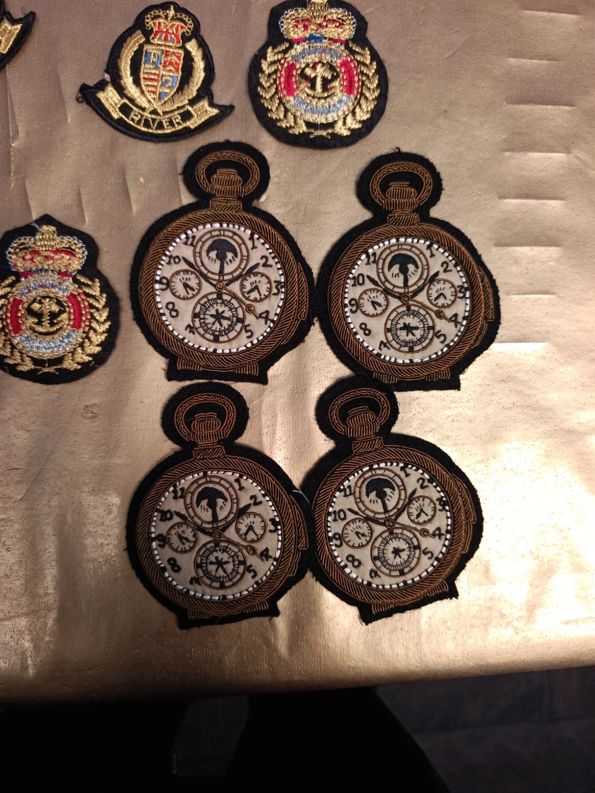Lot d'écussons thermocollant marine – NAVY 2