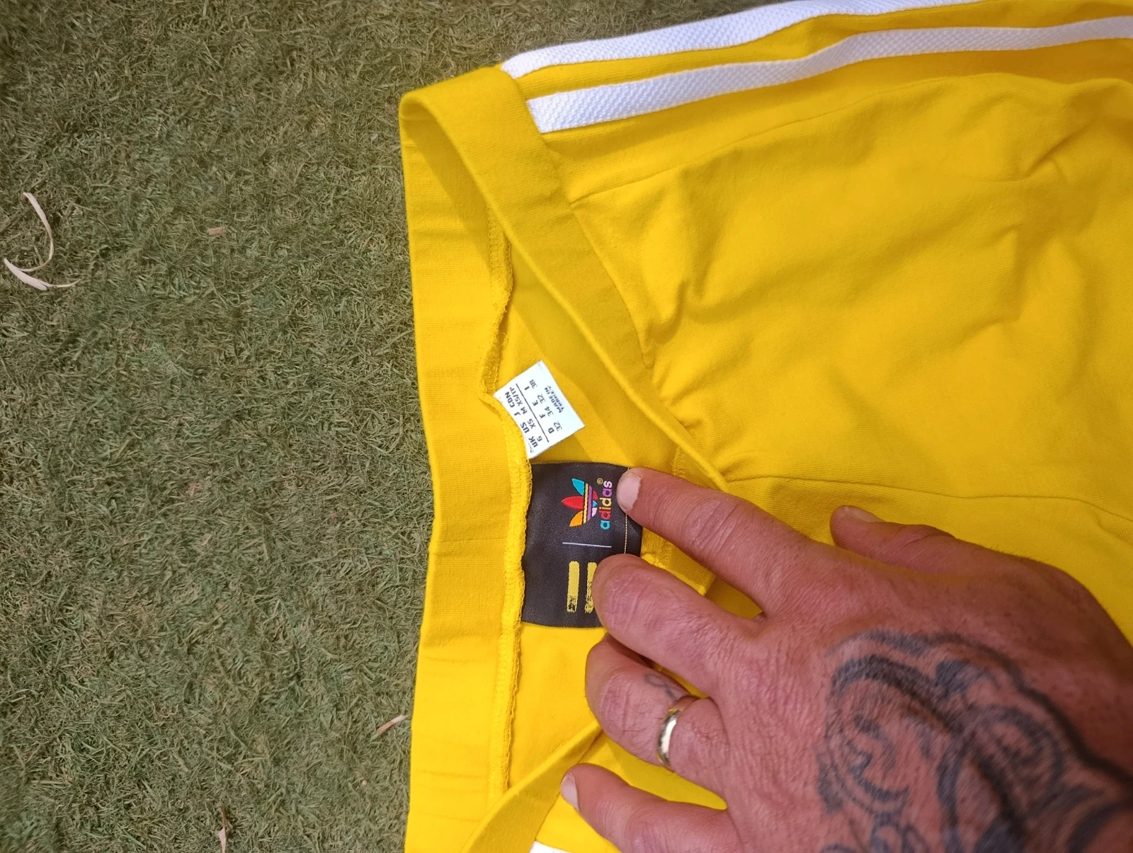 Legging adidas jaune XS – adidas – taille XS / 34 / 6 2