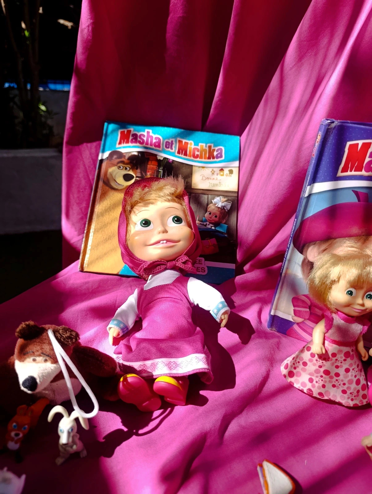 🧸 lot Masha et Michka grande poupée + figurines + 2 livres + peluche – MASHA AND THE BEAR – taille Taille unique 3