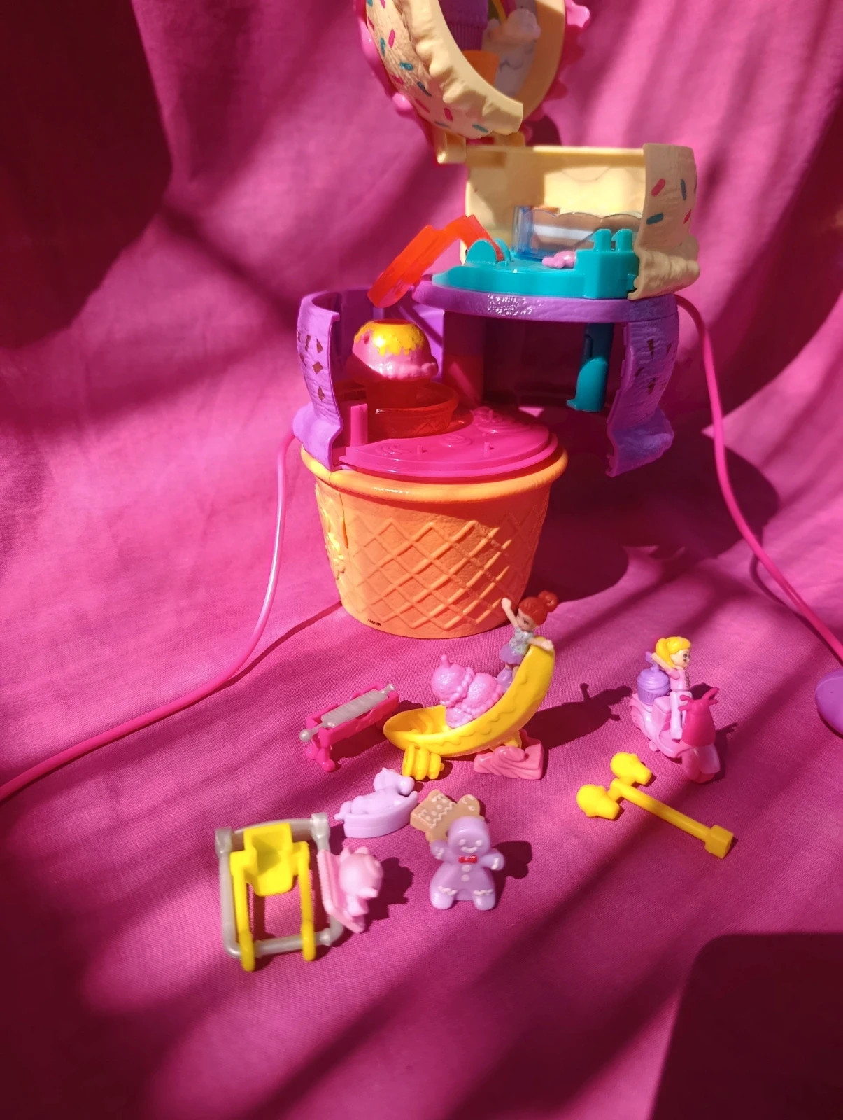 Coffret Polly Pocket "Glace 3 étages parc d'attractions complet avec accessoires – Polly Pocket – taille Taille unique 2