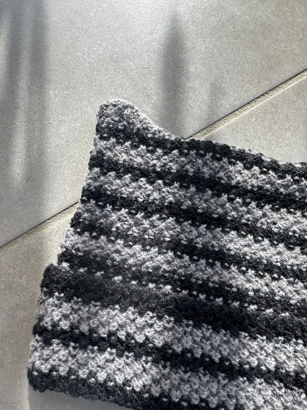 Bonnet tricoté noir et gris avec oreils de chat tendance Y2K émp – Tendance – taille Taille unique 3