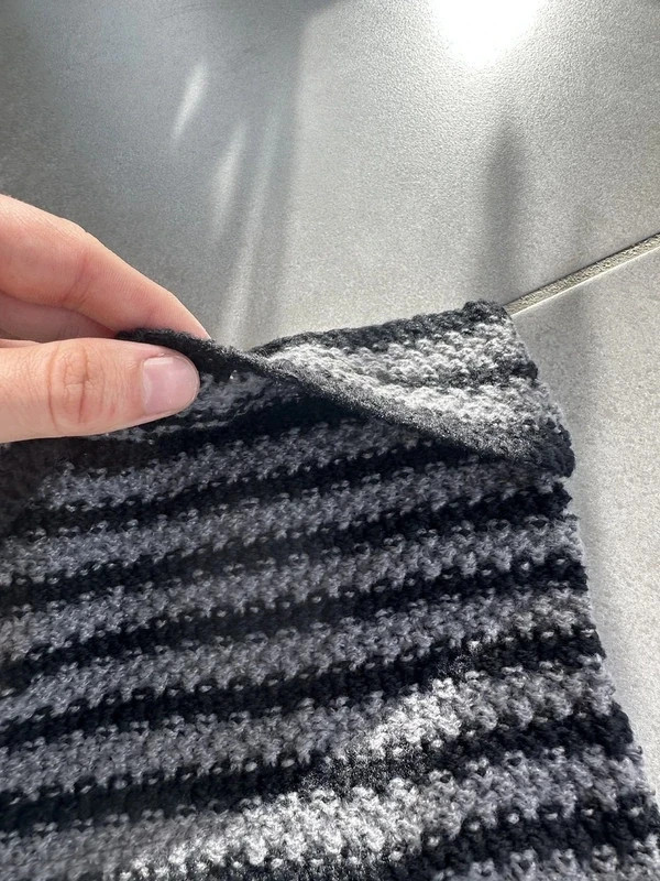 Bonnet tricoté noir et gris avec oreils de chat tendance Y2K émp – Tendance – taille Taille unique 4