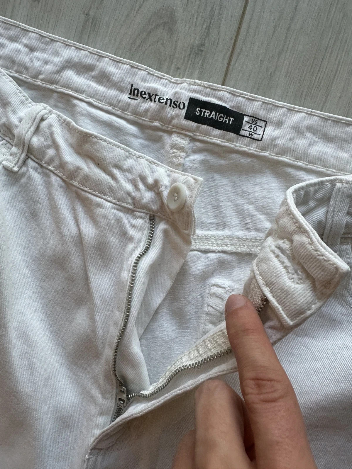 Jean droit crème élégant taille fr 50 – Tendance – taille W40 | FR 50 5