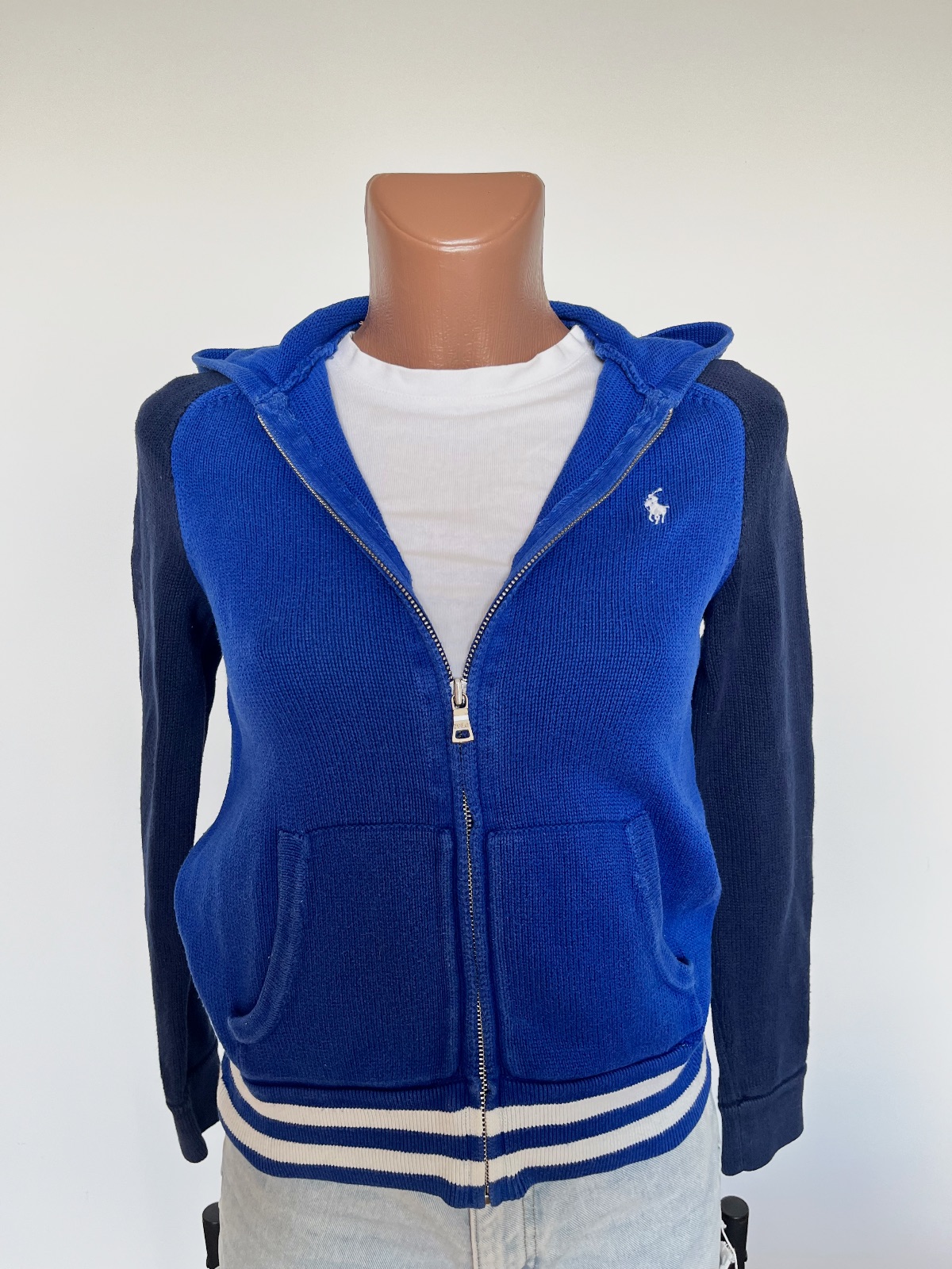 Sudadera de punto Polo Ralph Lauren azul con capucha talla XS – Polo Ralph Lauren – taille XS 2