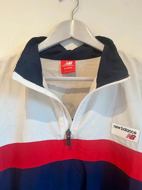 Cortavientos New Balance retro 90s big logo color block XL – New Balance – taille XL 4