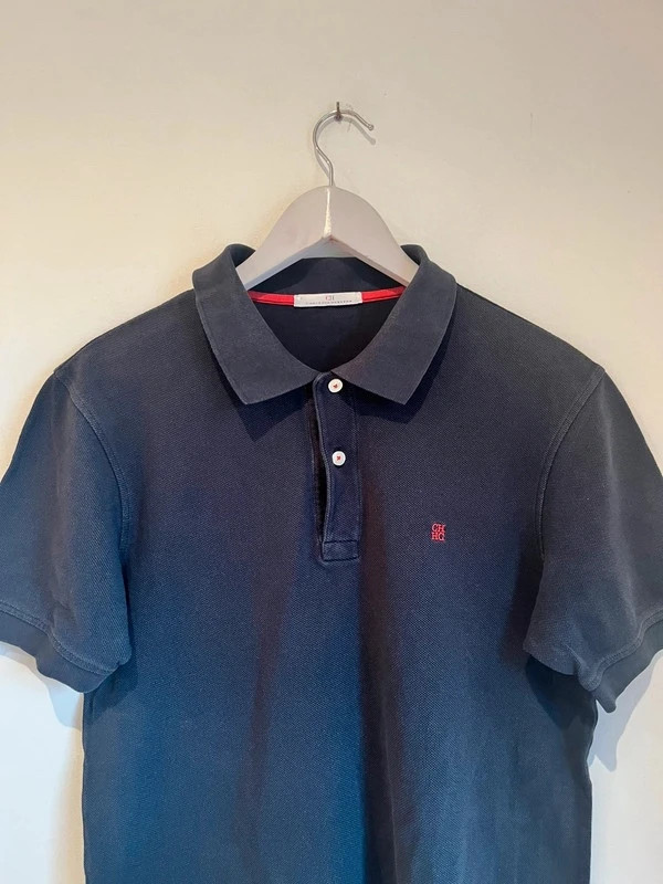Polo Carolina Herrera CH azul marino algodón talla S – Carolina Herrera – taille S 2