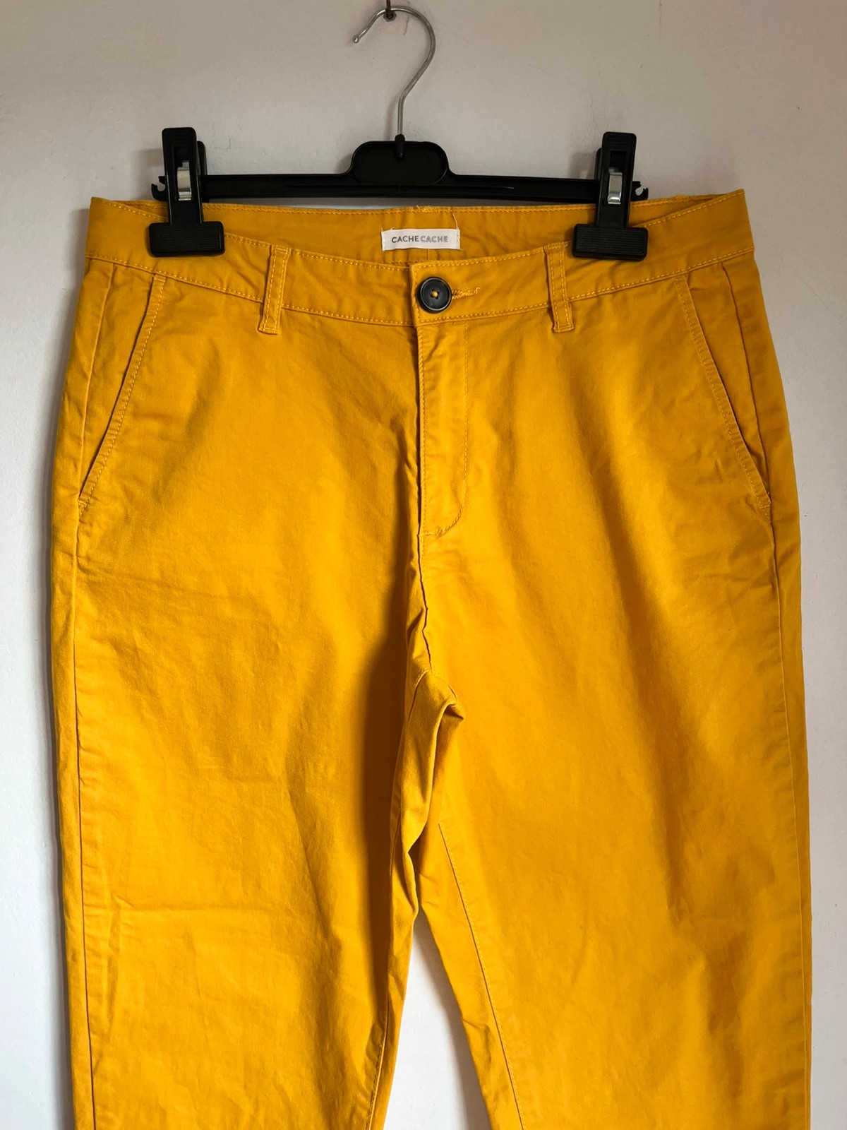 Pantalón chino Cache Cache amarillo mostaza talla 36 – Cache Cache – taille S / 36 / 8 2