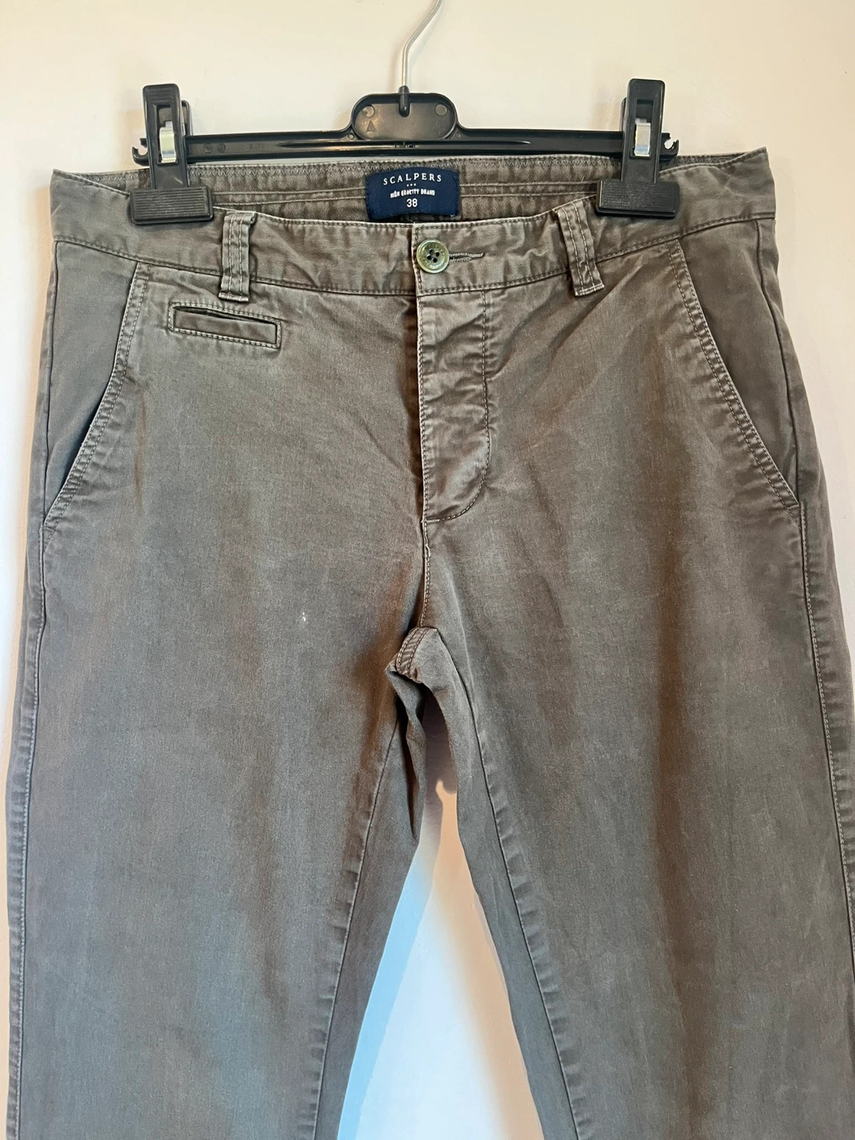 Pantalón chino Scalpers verde caqui talla 38 – scalpers – taille M 2
