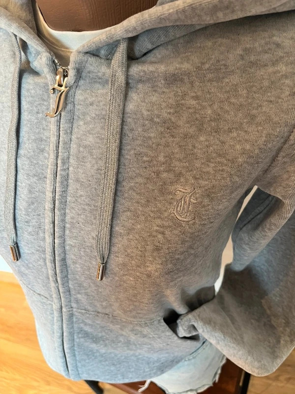 Sudadera Juicy Couture Robertson gris con capucha – Talla S – Juicy Couture – taille S / 36 / 8 4