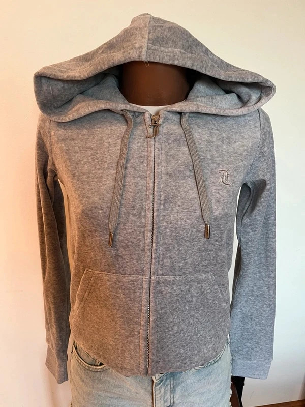 Sudadera Juicy Couture Robertson gris con capucha – Talla S – Juicy Couture – taille S / 36 / 8 2