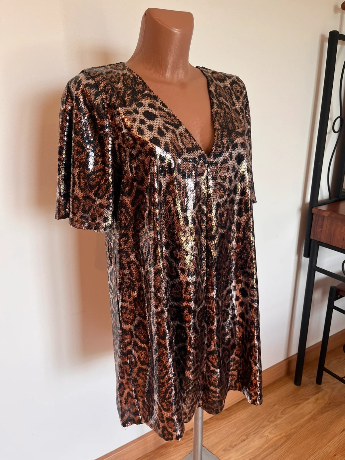 Vestido Zara TRF de lentejuelas animal print Talla S – Zara – taille S / 36 / 8 4