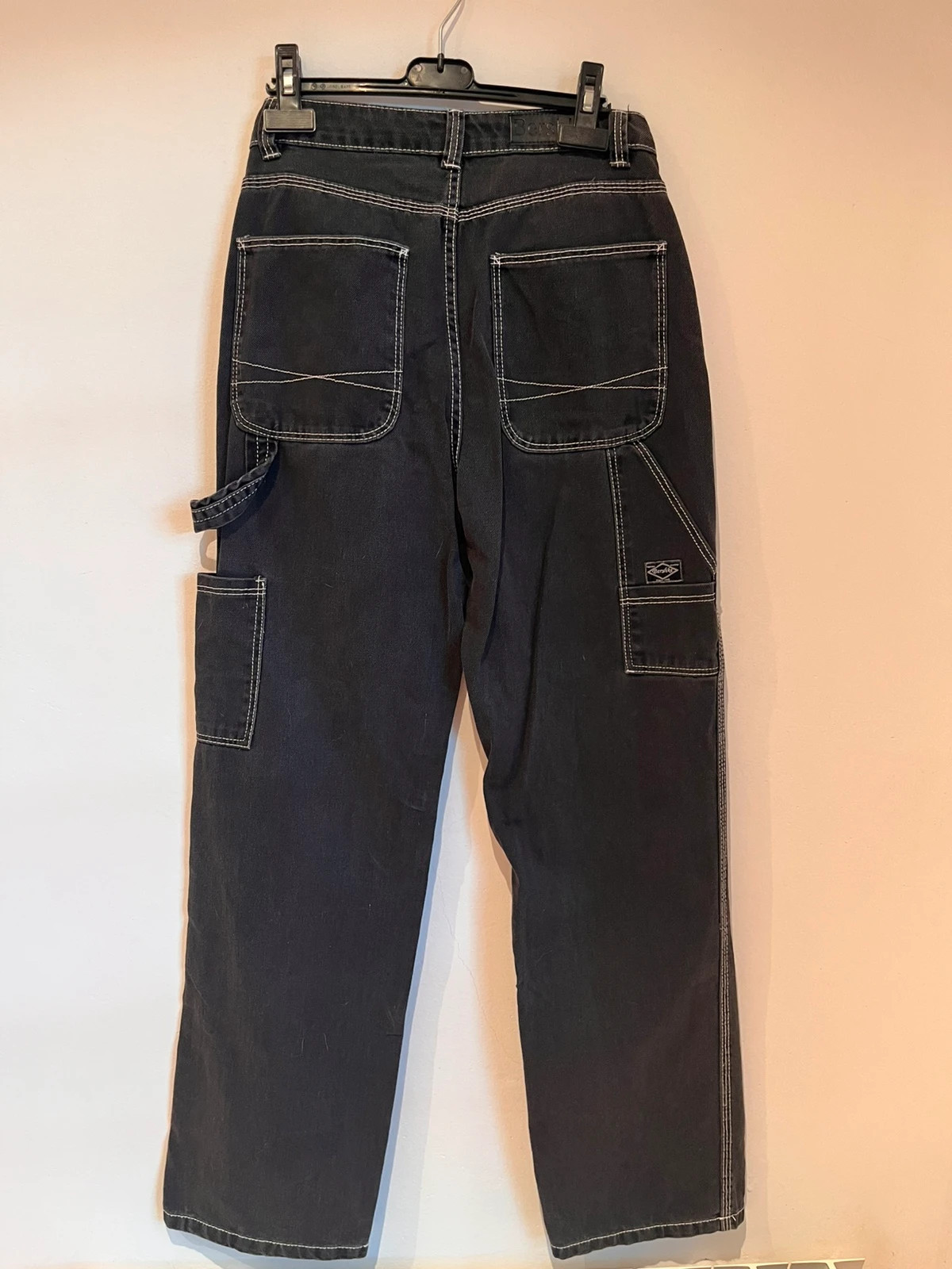 Pantalón vaquero negro Bershka Straight Talla 36 (S) – Bershka – taille S / 36 / 8 2
