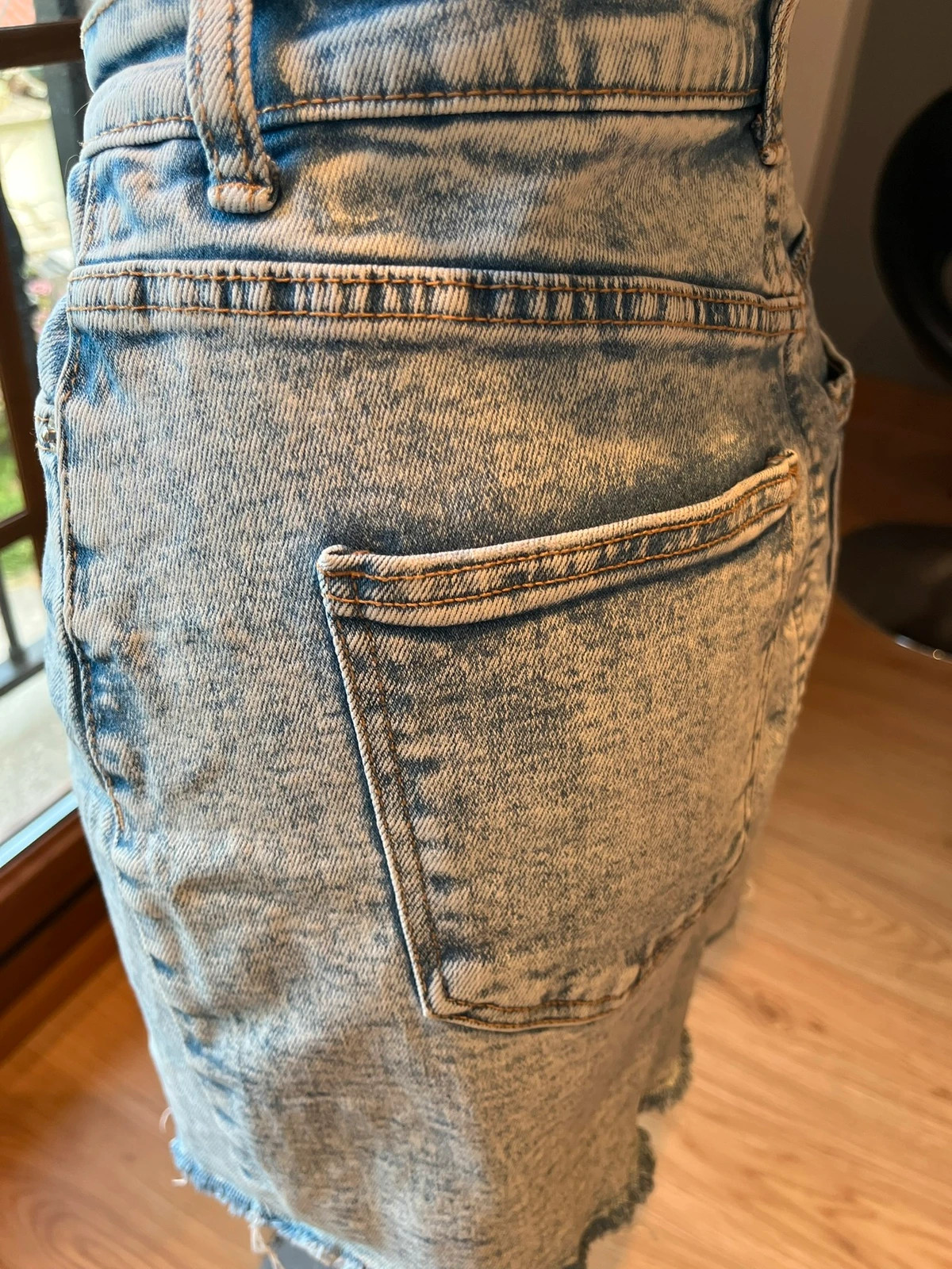 Falda vaquera mini Bershka tiro alto | Talla 36 – Bershka – taille S / 36 / 8 3