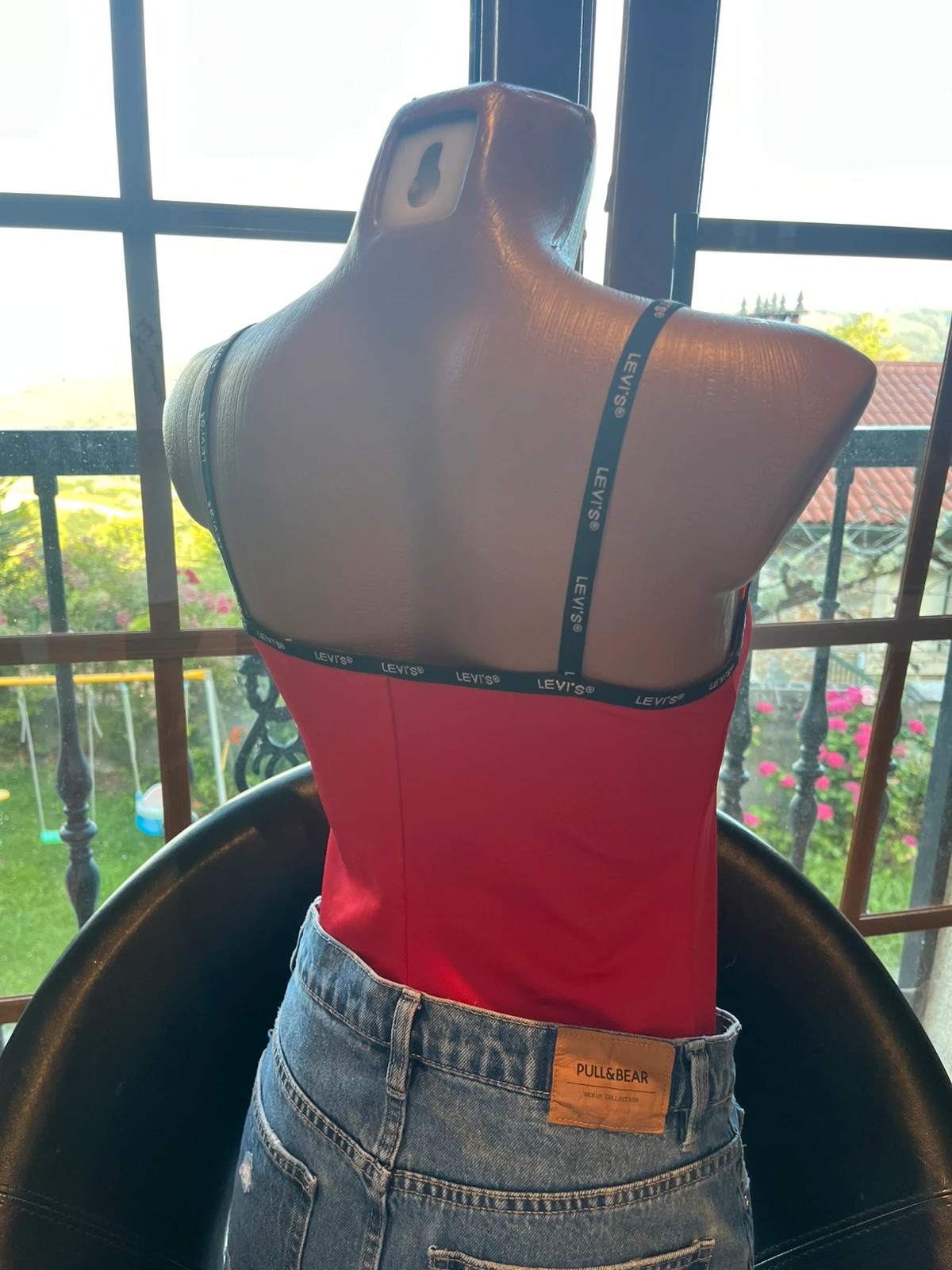 Body Levi’s rojo de tirantes con logo | Talla S – Levi's – taille S / 36 / 8 3