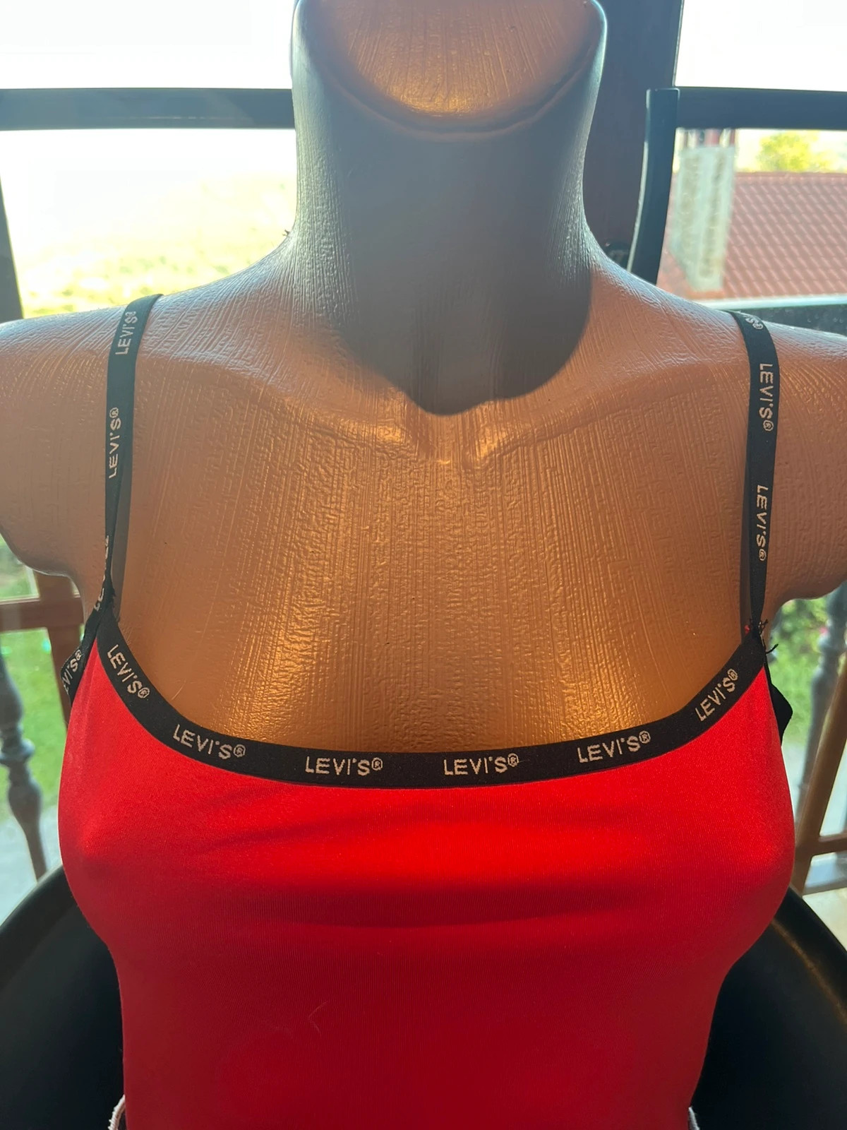 Body Levi’s rojo de tirantes con logo | Talla S – Levi's – taille S / 36 / 8 2