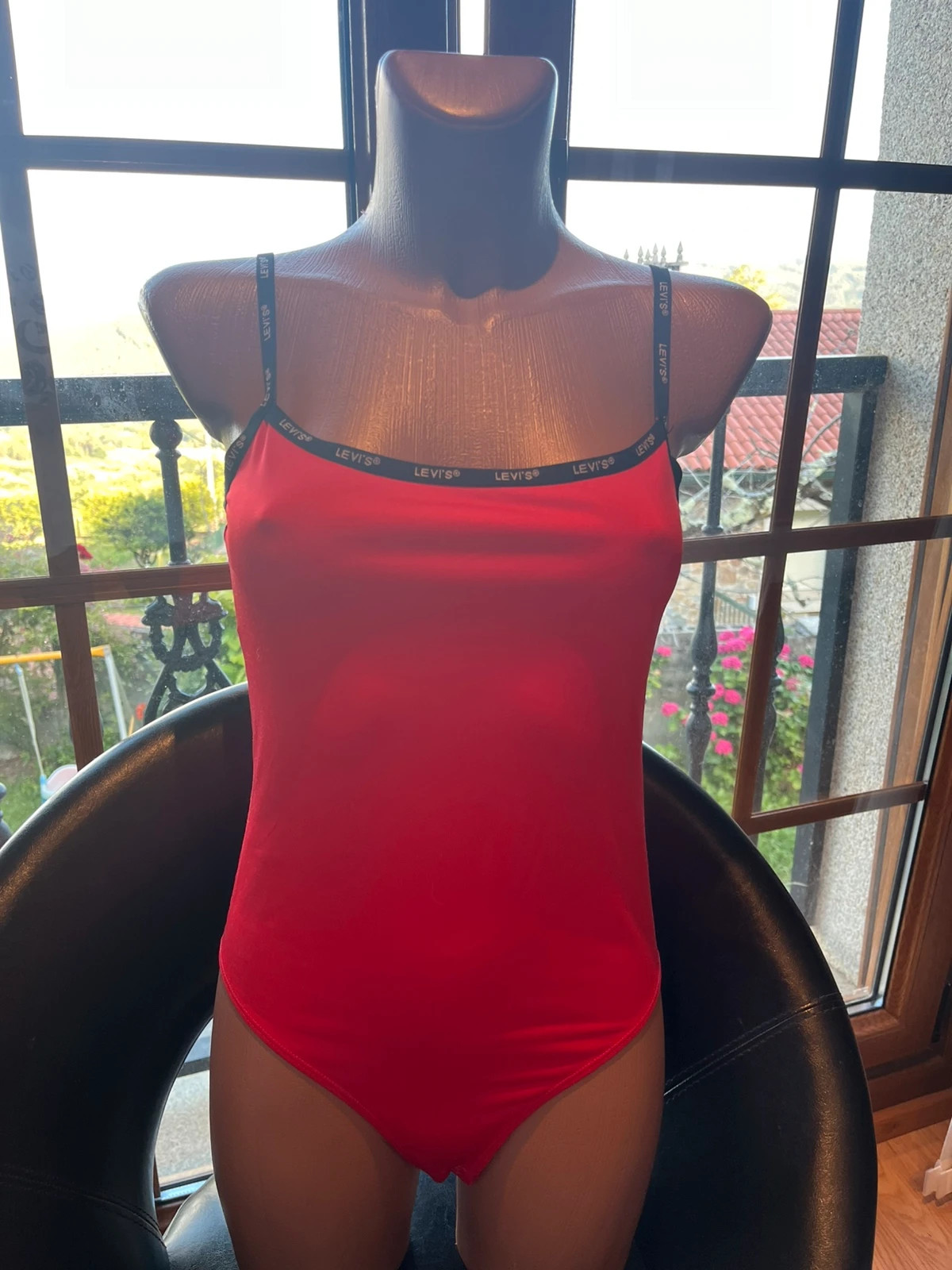 Body Levi’s rojo de tirantes con logo | Talla S – Levi's – taille S / 36 / 8 4