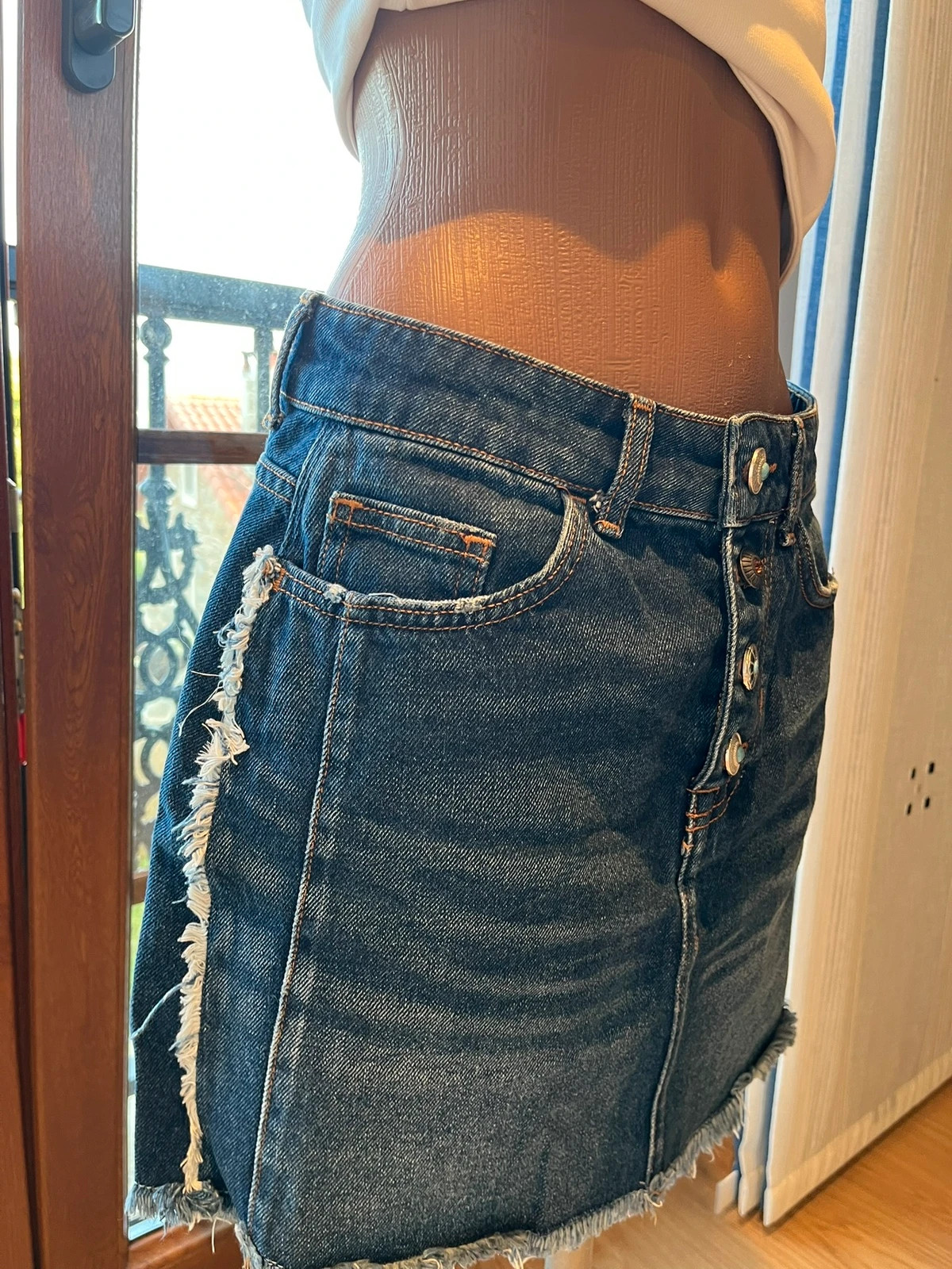 Falda vaquera Zara Basic Z1975 Denim – Talla S / 36 – Zara – taille S / 36 / 8 3