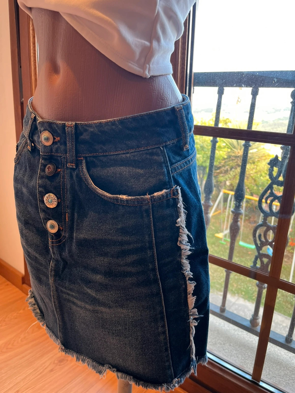 Falda vaquera Zara Basic Z1975 Denim – Talla S / 36 – Zara – taille S / 36 / 8 4