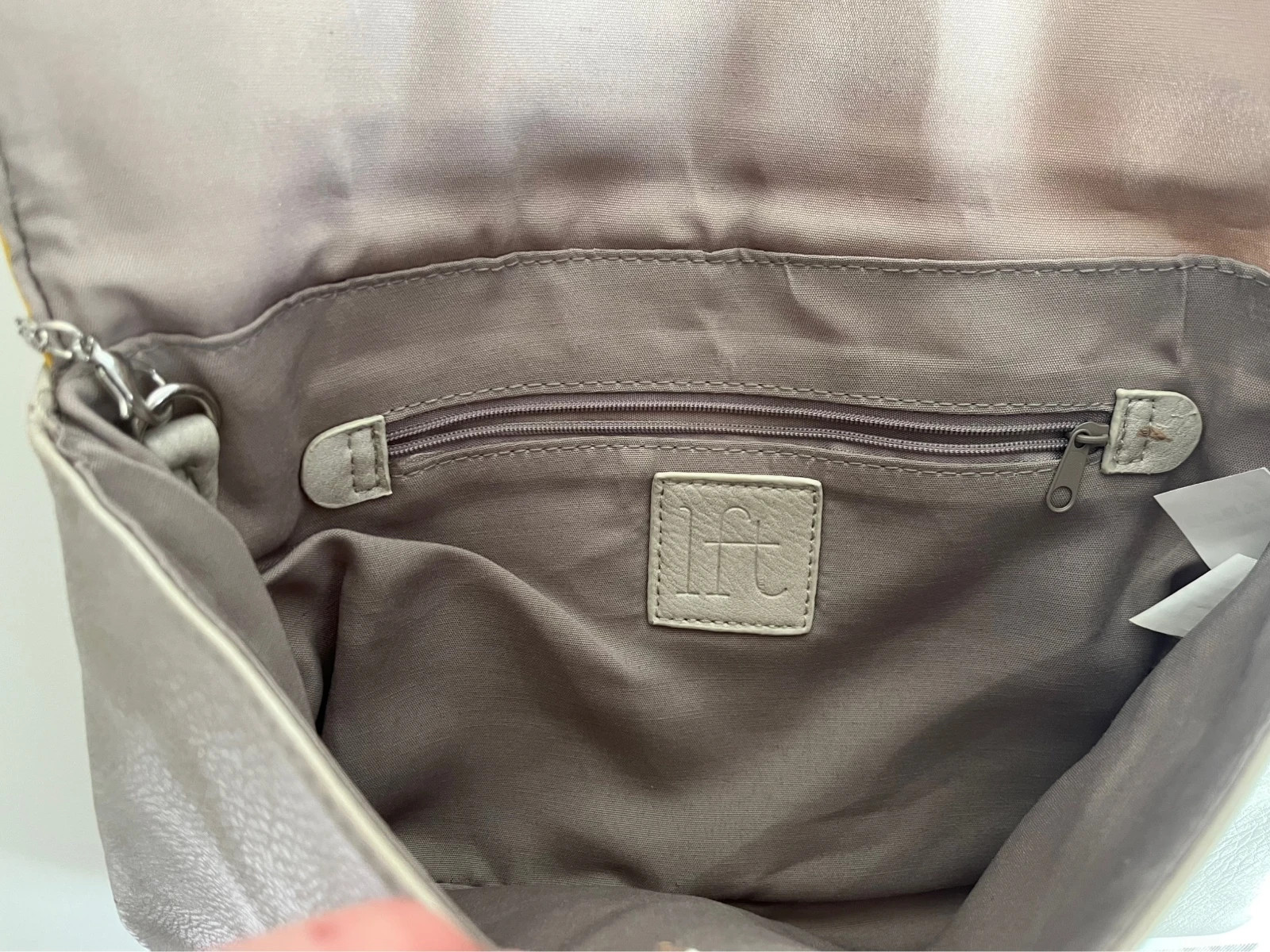 Bolso bicolor mostaza y gris Lefties – Lefties 3