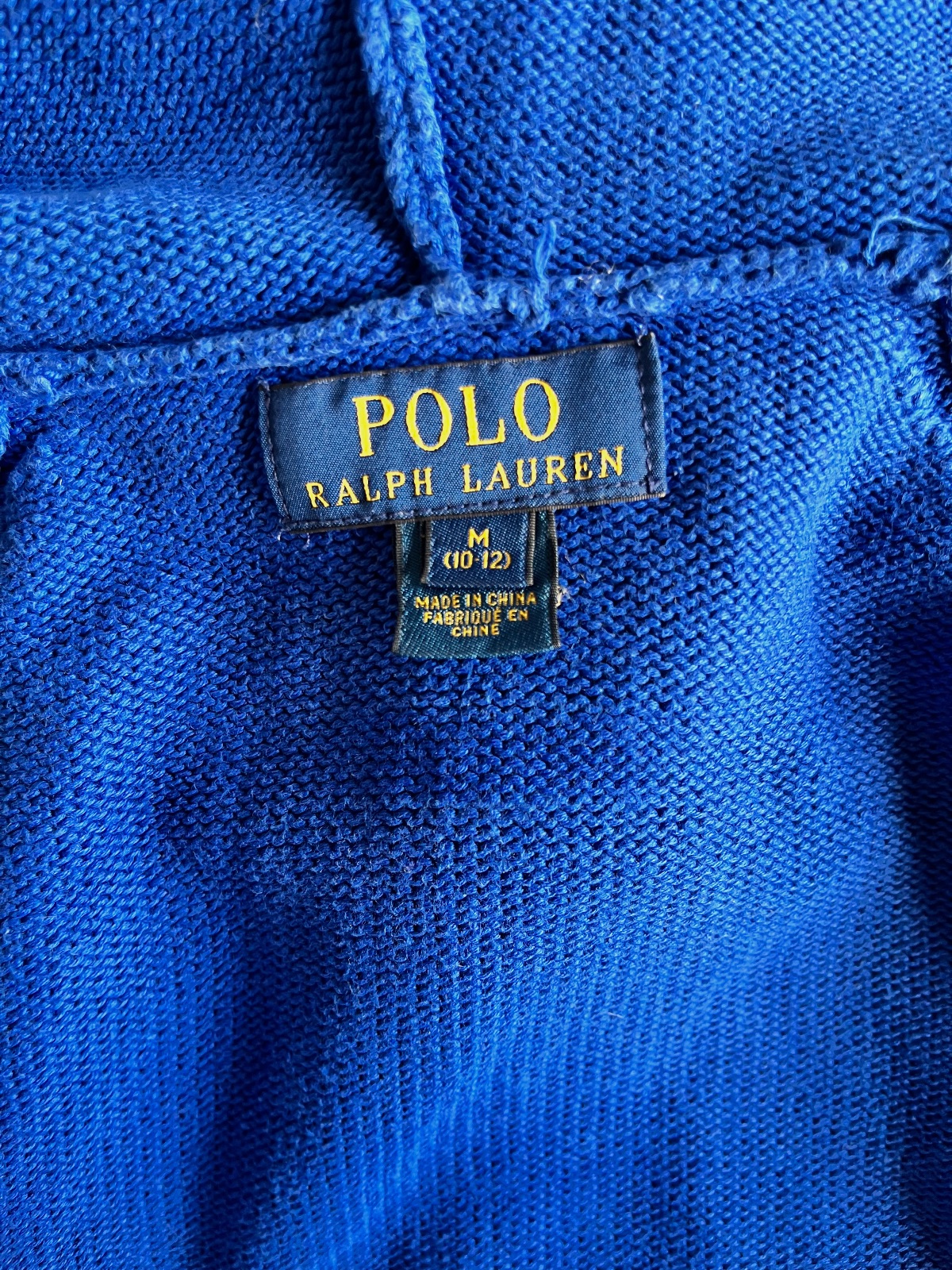 Sudadera de punto Polo Ralph Lauren azul con capucha talla XS – Polo Ralph Lauren – taille XS 6
