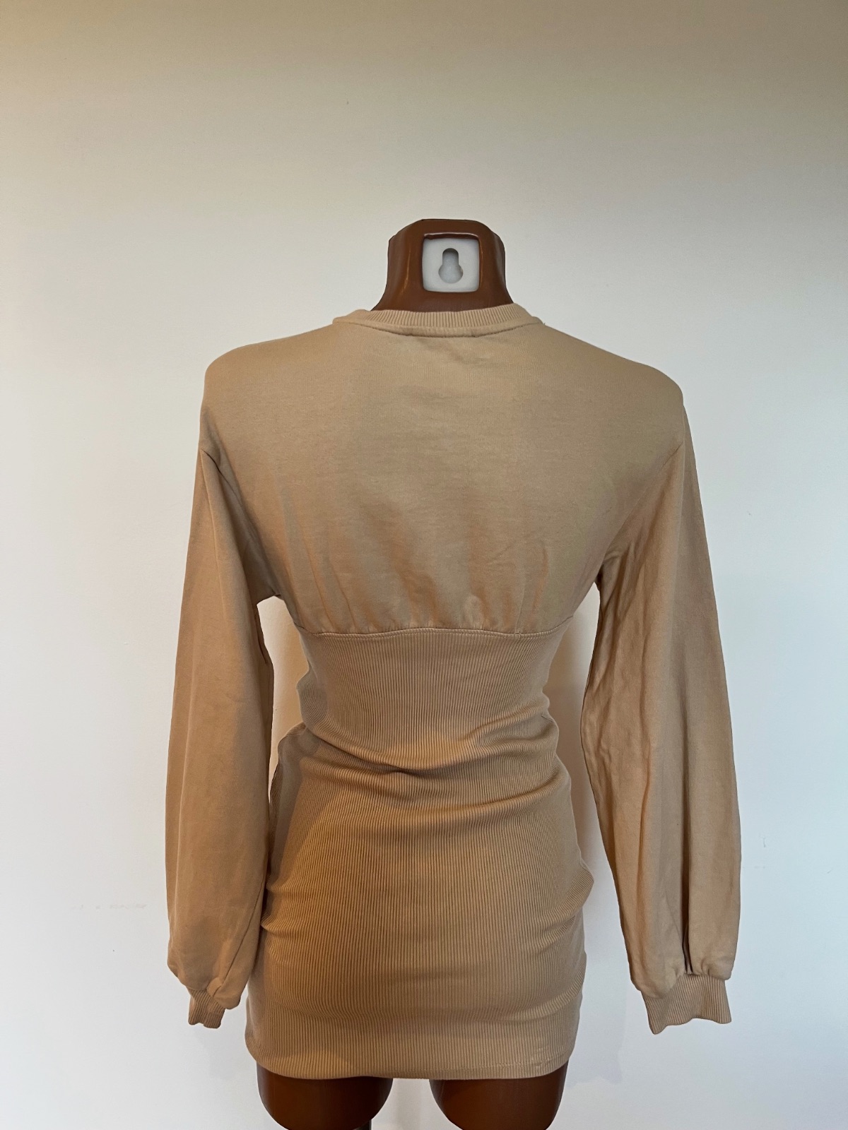 Bershka vestido mini beige efecto corsé XS – Bershka – taille XS 3