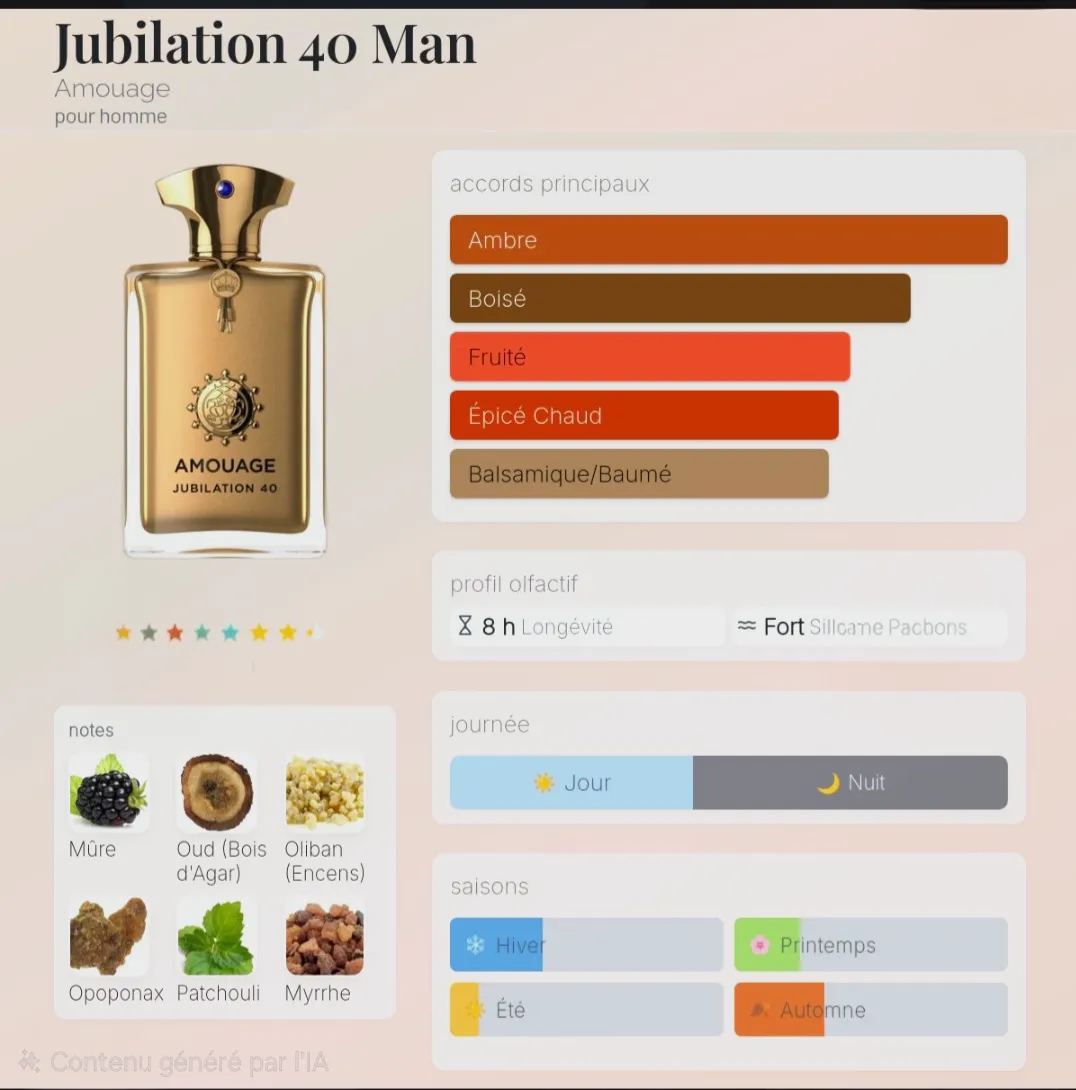 Parfum de niche  – Amouage Jubilation 2