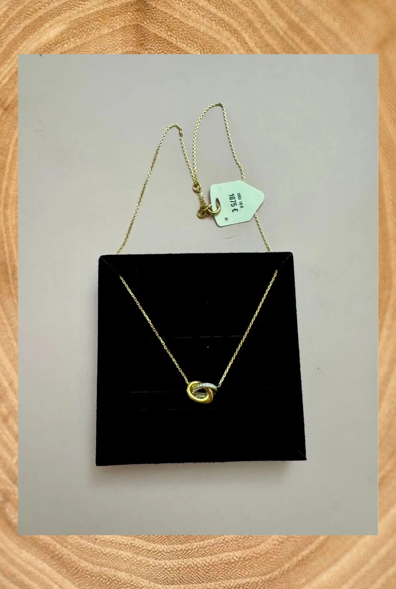 Espectacular collar oro 18k , 750 , nuevo , oro amarillo y blanco con diamantes 😍 – ORO 2