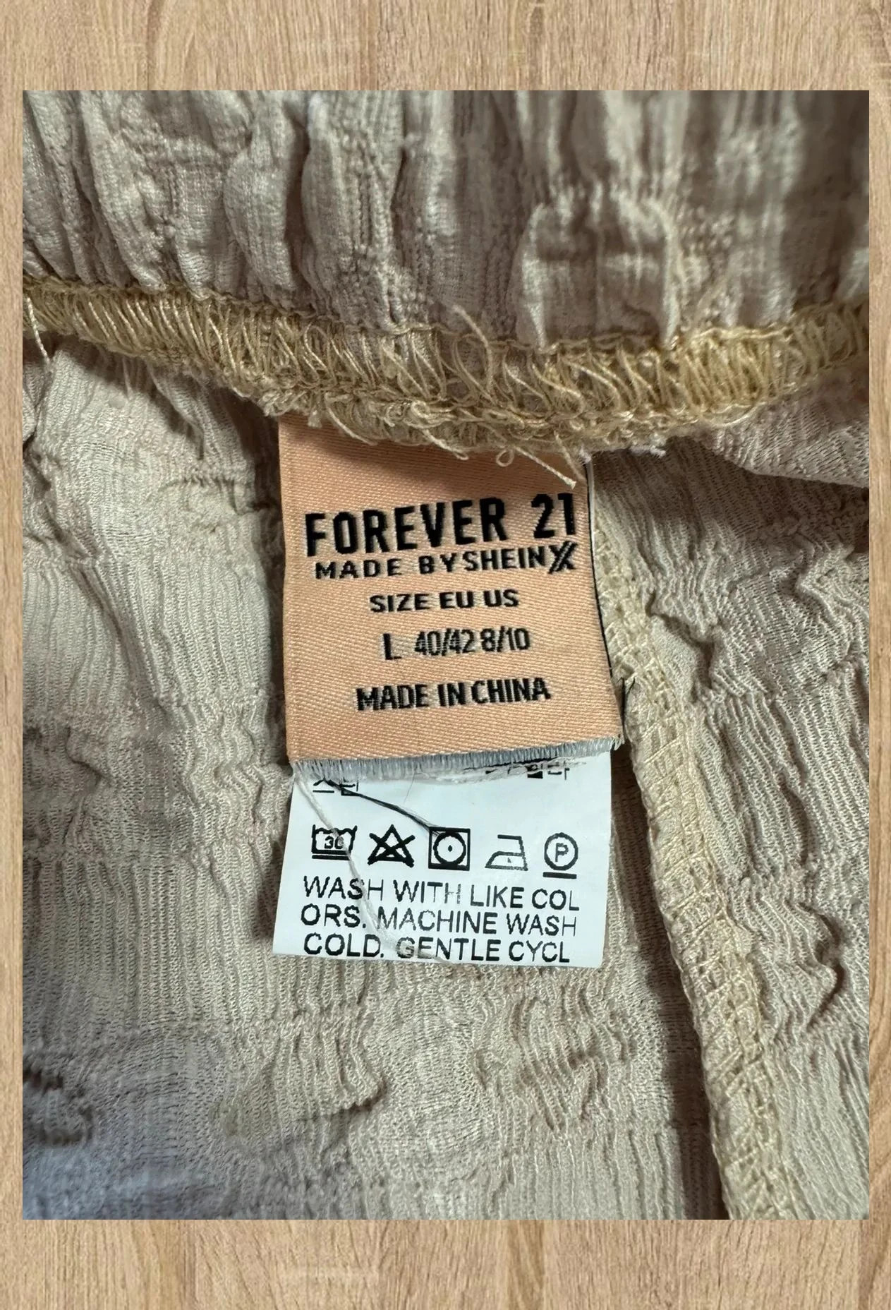 Pantalones palazzo cintura elástica, talla L 😍 – Forever 21 – taille L / 40 / 12 4