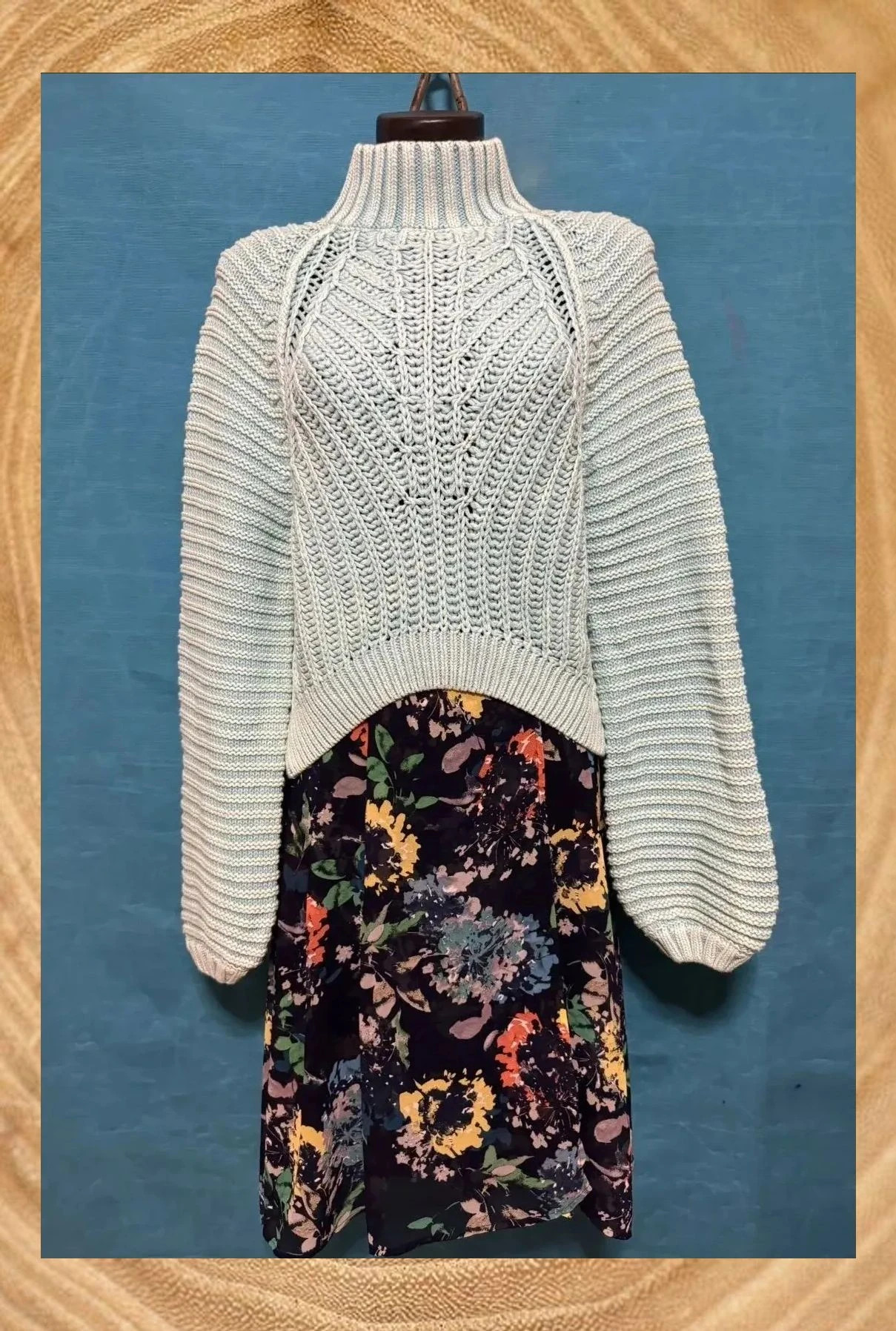 Jersey algodón asimétrico de Free People talla S 😍
