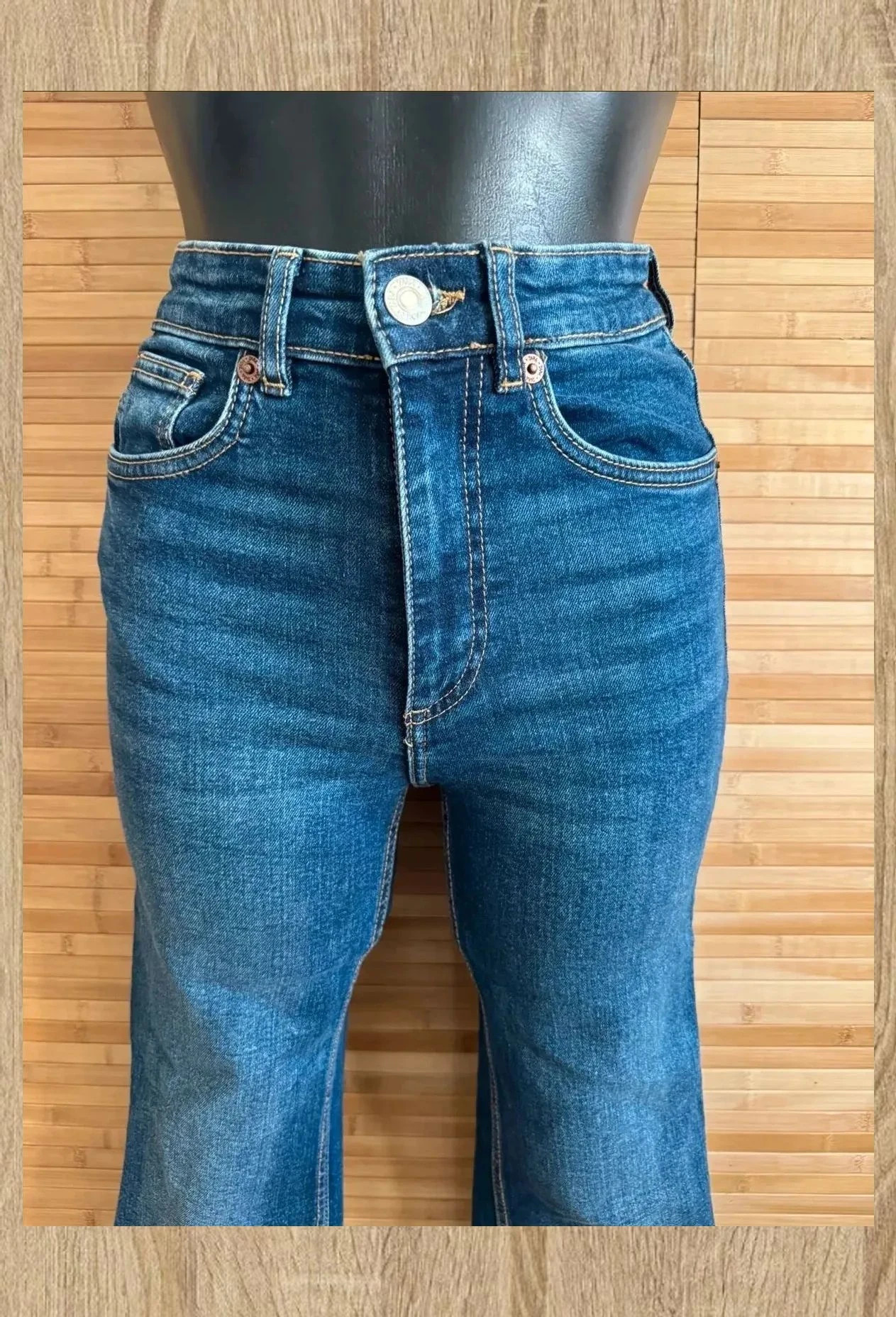 Vaquero croped Zara , talla 34 , cintura alta , elástico 😍 – Zara – taille XS / 34 / 6 2