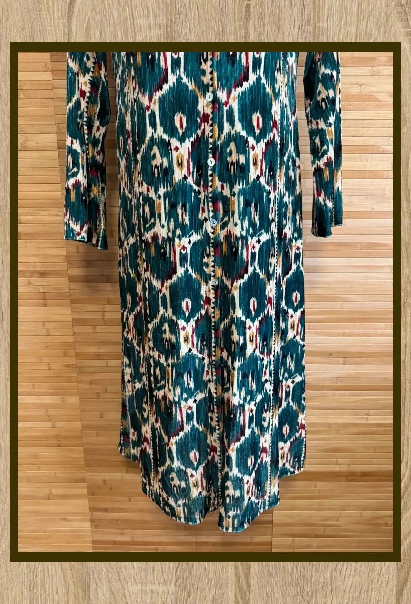 Vestido terciopelo estampado con botones marca Stella Rittwagen 😍 – Stella Rittwagen – taille Taille unique 2