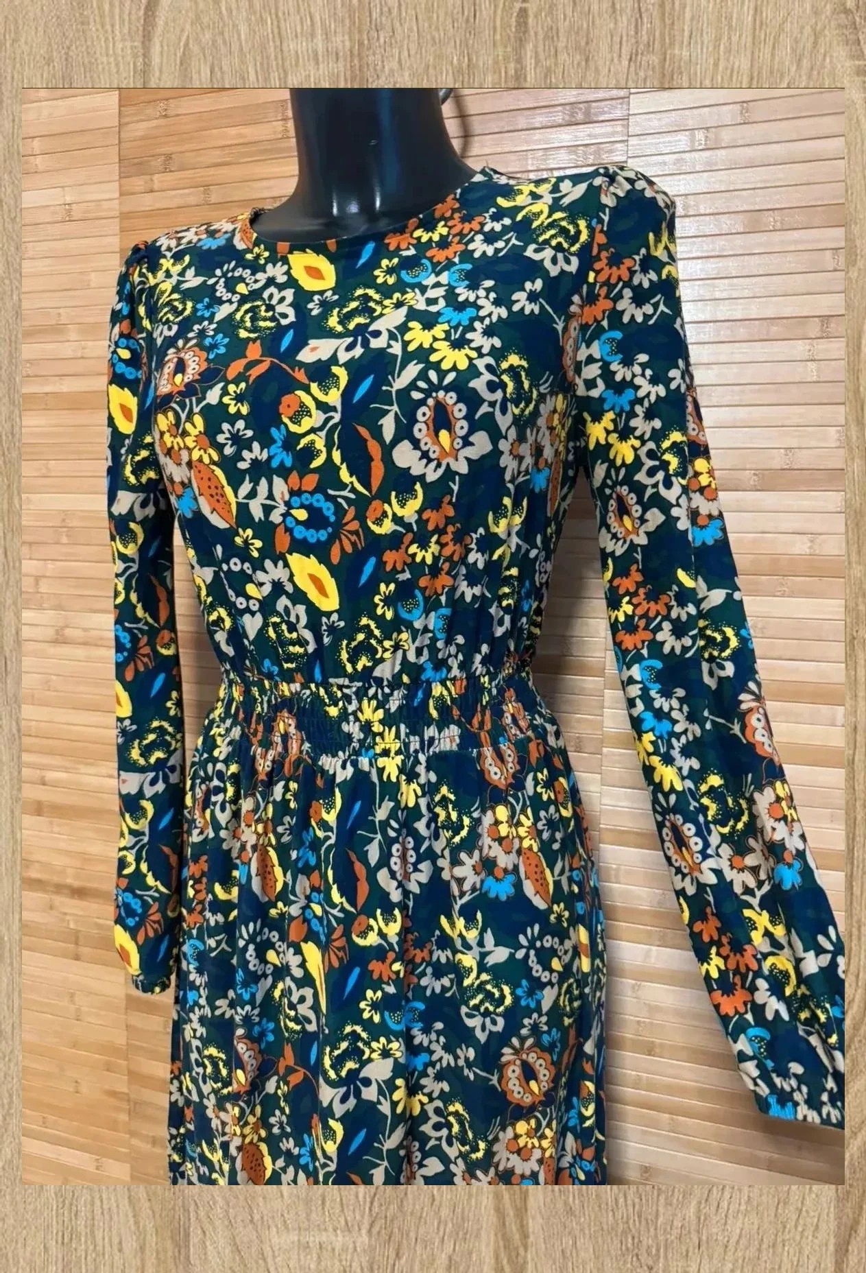 Vestido estampado floral marca Tu talla 38 , elástico 😍 – TU – taille M / 38 / 10 4