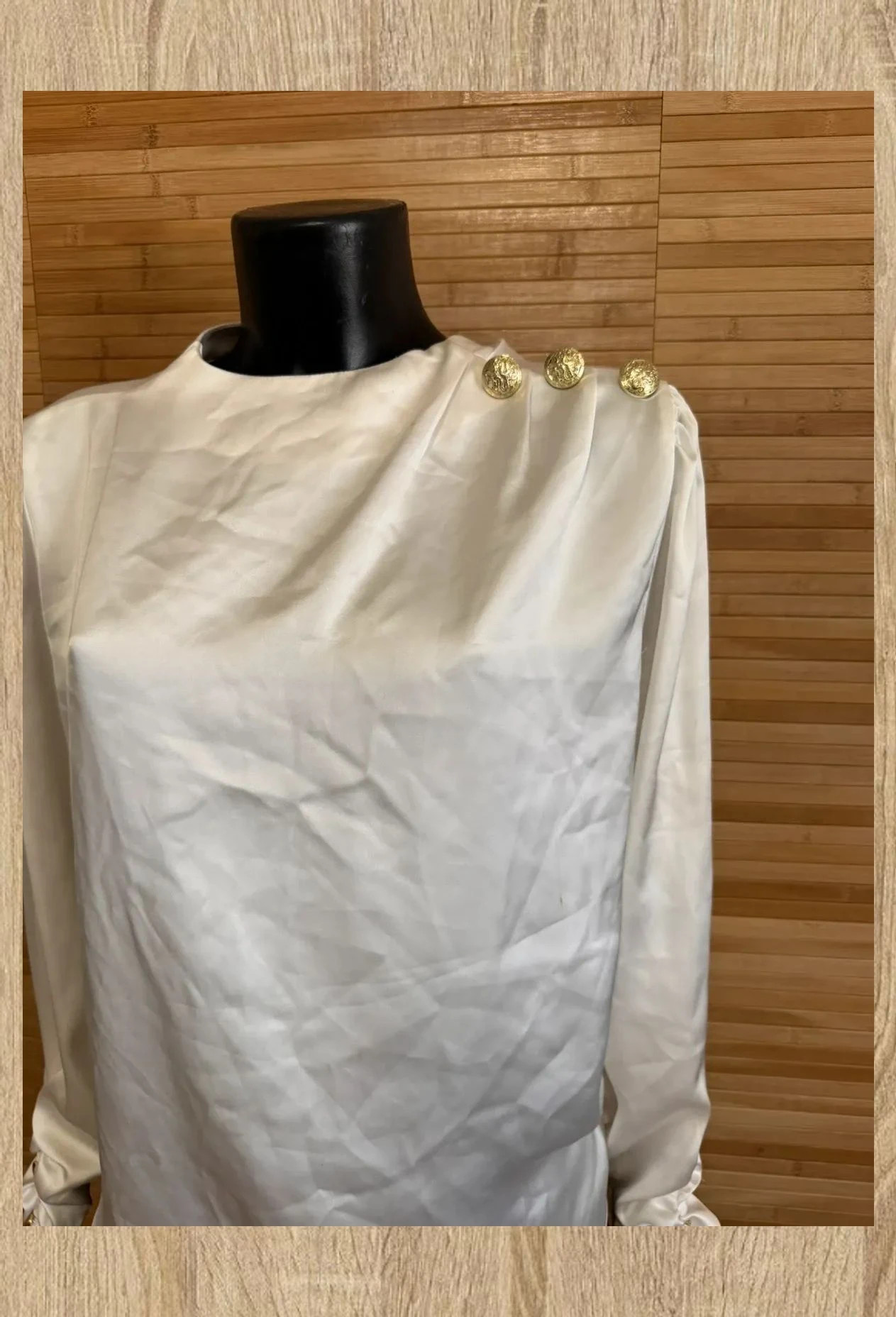 Blusa blanca satinada de River island , talla 42 😍 – River Island – taille XL / 42 / 14 3