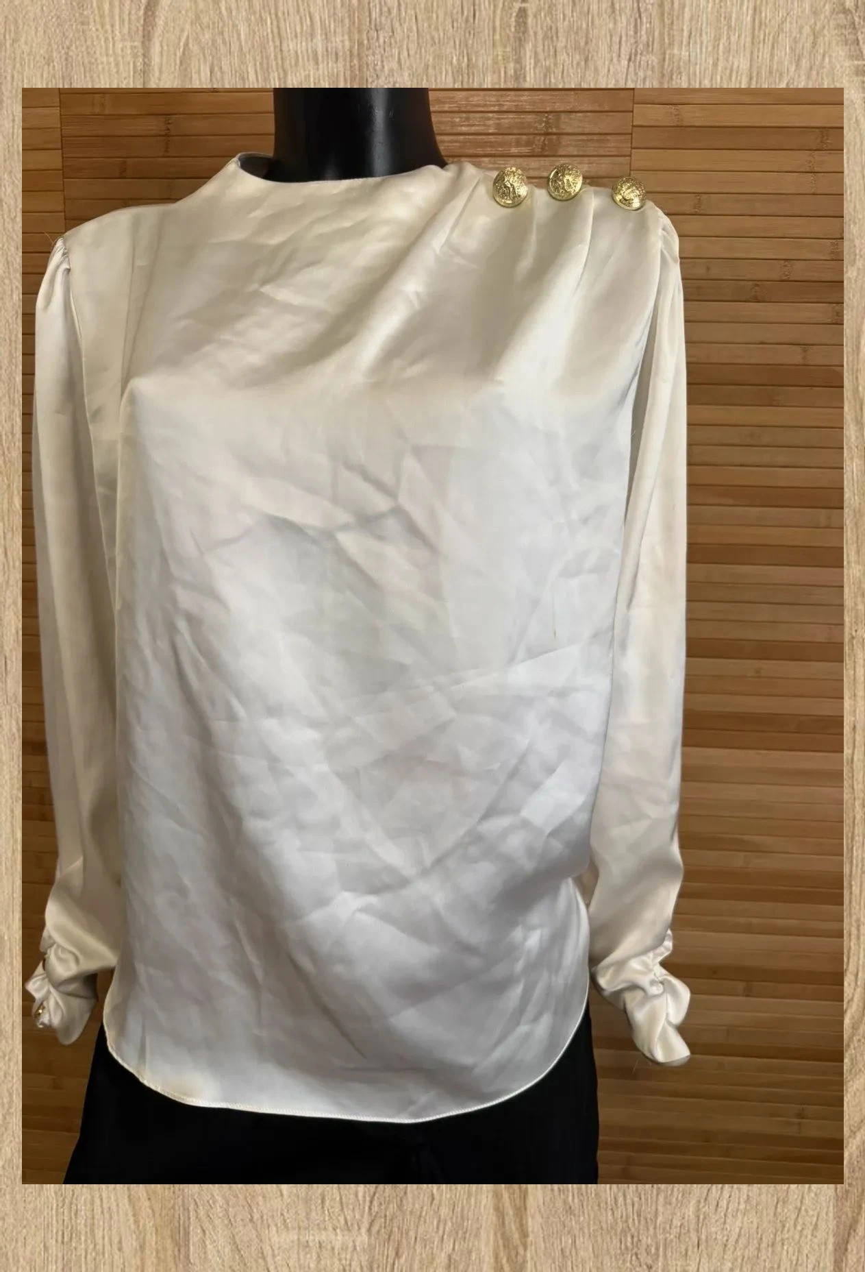 Blusa blanca satinada de River island , talla 42 😍 – River Island – taille XL / 42 / 14 2