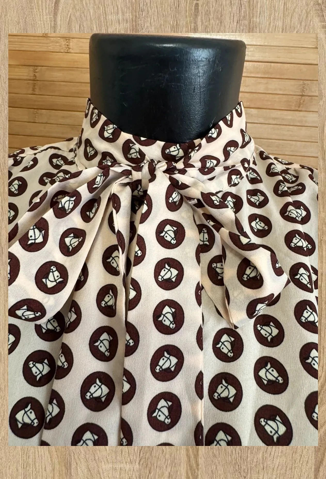 Blusa estampada con lazo de topshop talla 36 😍 – Topshop – taille S / 36 / 8 4