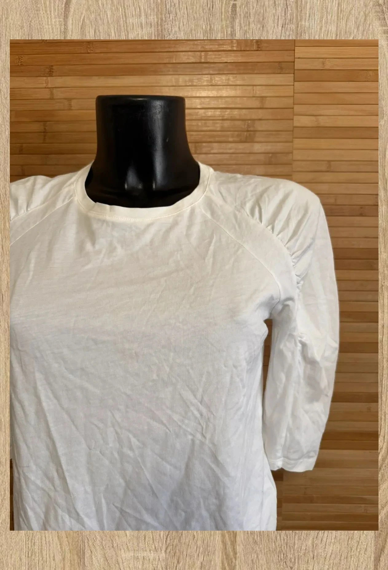 Camiseta blanca manga 3/4 mujer marca Ba&sh , talla S 😍 – Ba&sh – taille S / 36 / 8 3