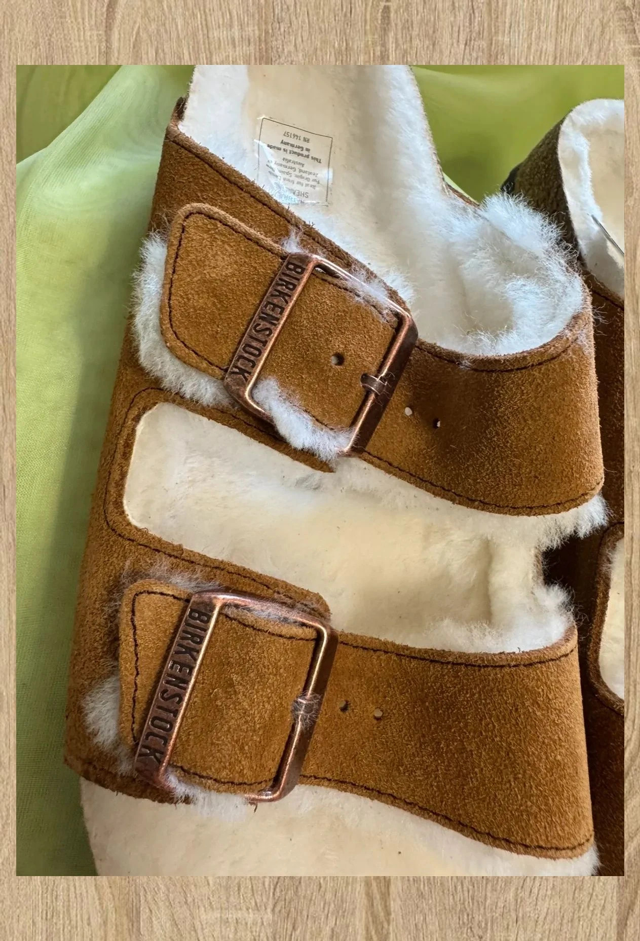 Sandalias ante con borrego de marca Birkenstock , número 42 😍 – Birkenstock – taille 42 3