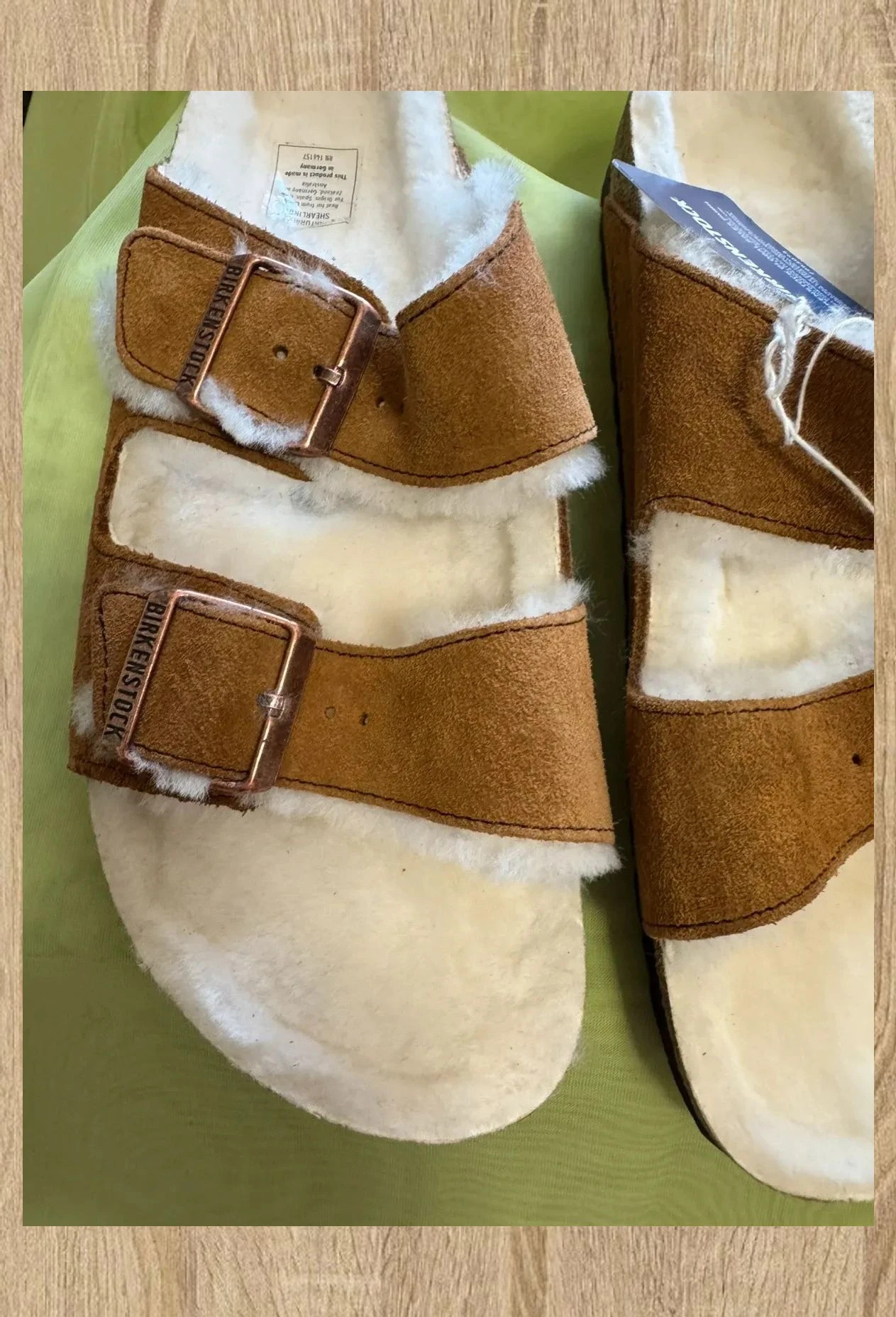 Sandalias ante con borrego de marca Birkenstock , número 42 😍 – Birkenstock – taille 42 2
