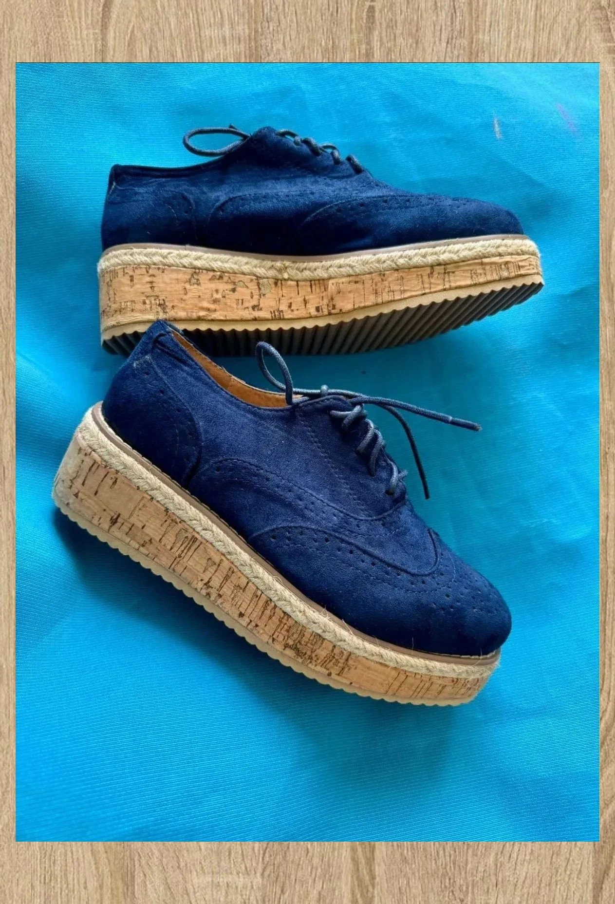 Divinos mocasines con plataforma de corcho , muy ligeros, núm 37 😍 – Jessy Ross – taille 37 2