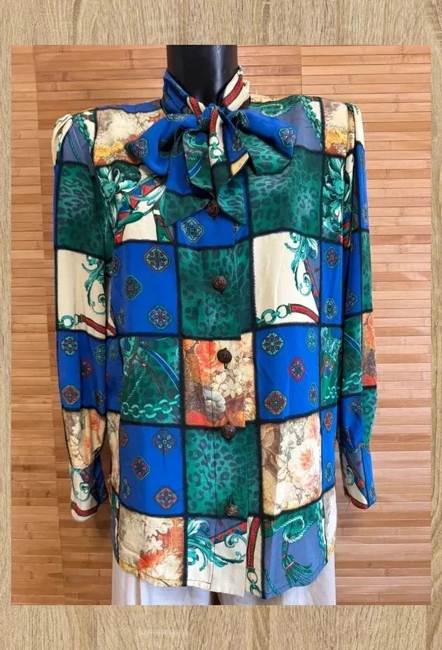 Espectacular blusa vintage talla única 😍 – prêt-a-porter – taille Taille unique 2