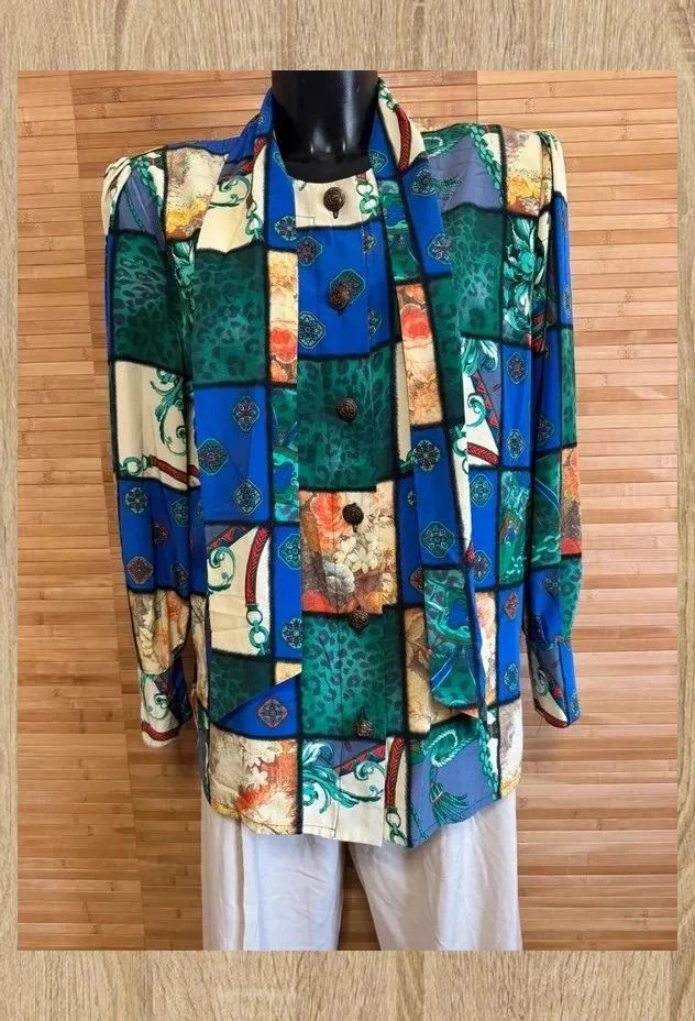Espectacular blusa vintage talla única 😍 – prêt-a-porter – taille Taille unique 5
