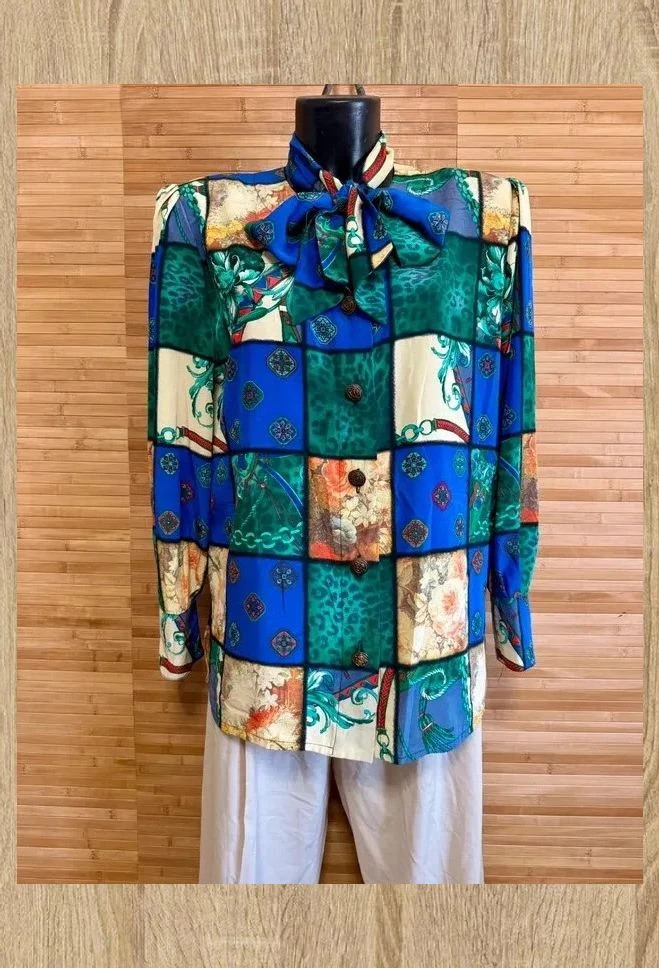 Espectacular blusa vintage talla única 😍 – prêt-a-porter – taille Taille unique