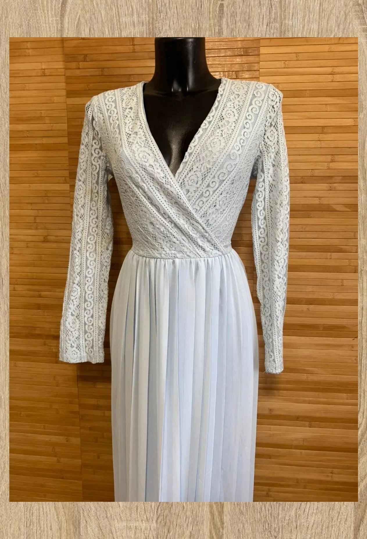 Espectacular vestido fiesta , cuerpo encaje y falda plisada , talla L/XL 😍 – Shimai – taille L / 40 / 12 3